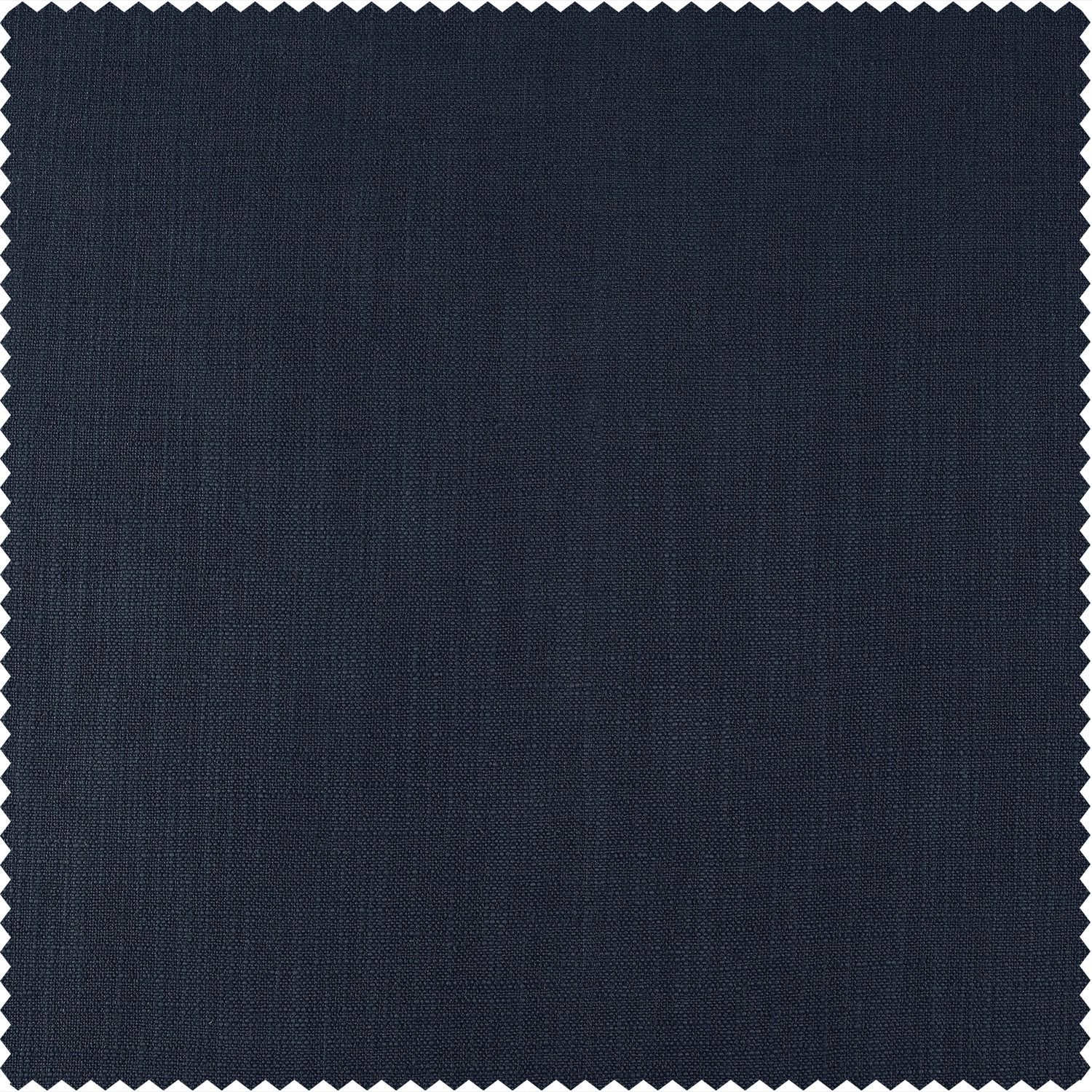 Ballpoint Blue Belgian Heavy Faux Linen Curtain