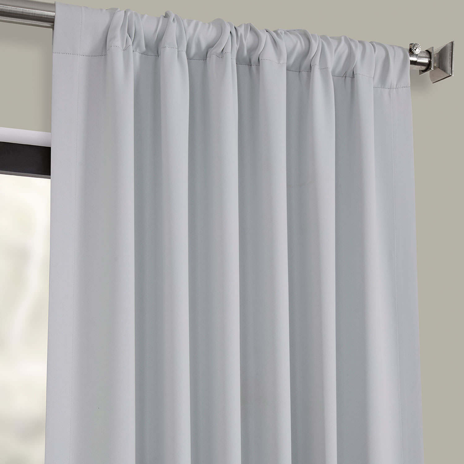 Arctic Grey Blackout Room Darkening Curtain