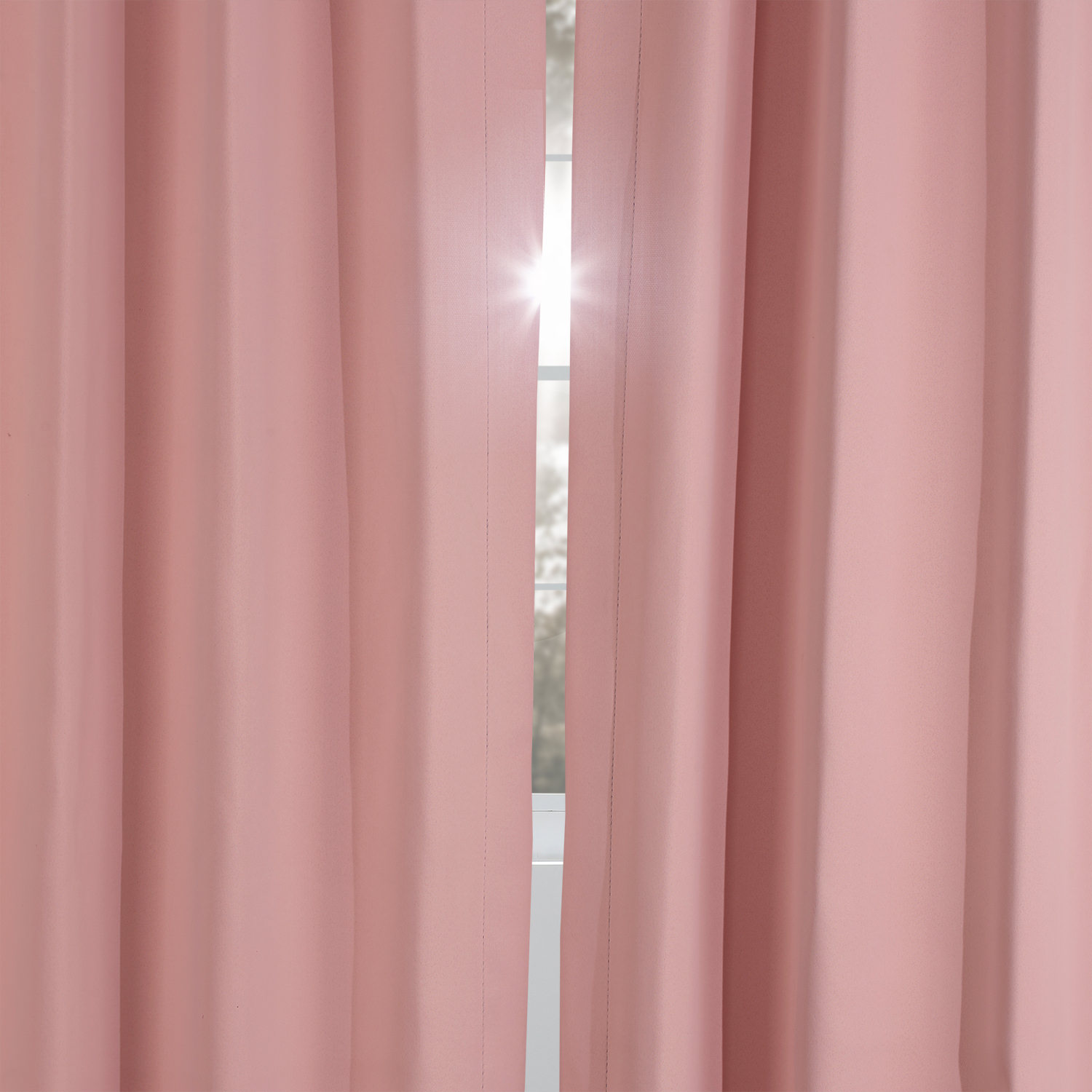 Taffy Pink Blackout Room Darkening Curtain