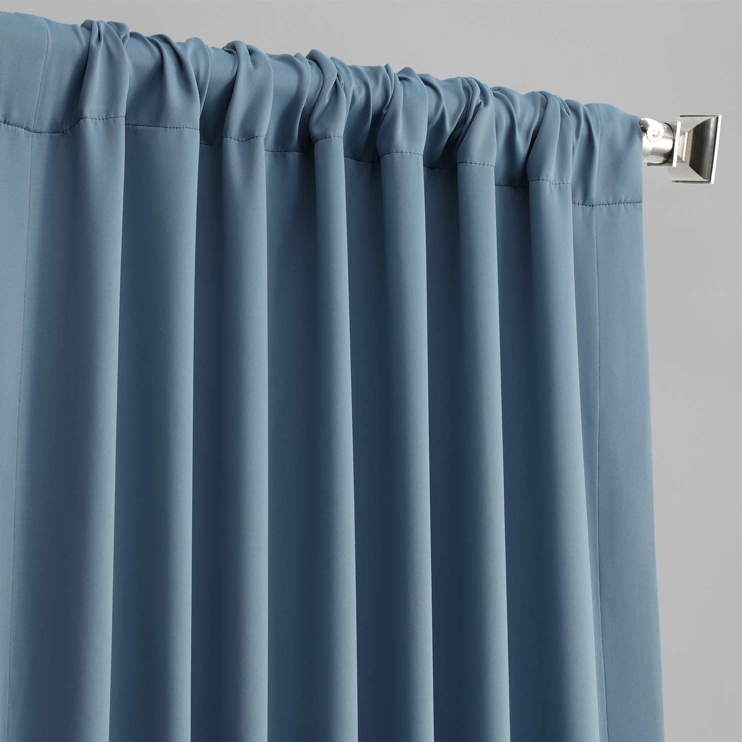 Poseidon Blue Blackout Room Darkening Curtain