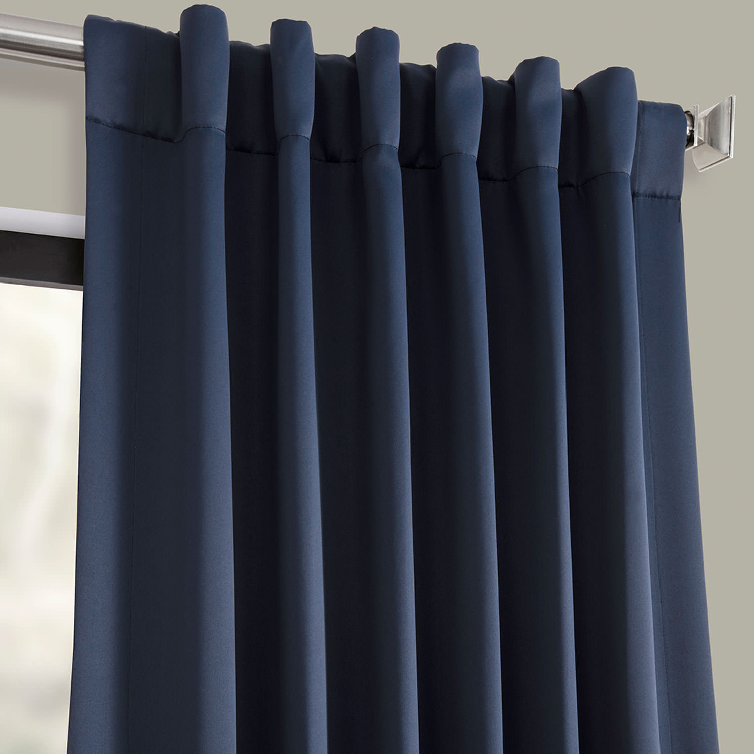 Nocturne Blue Blackout Room Darkening Curtain