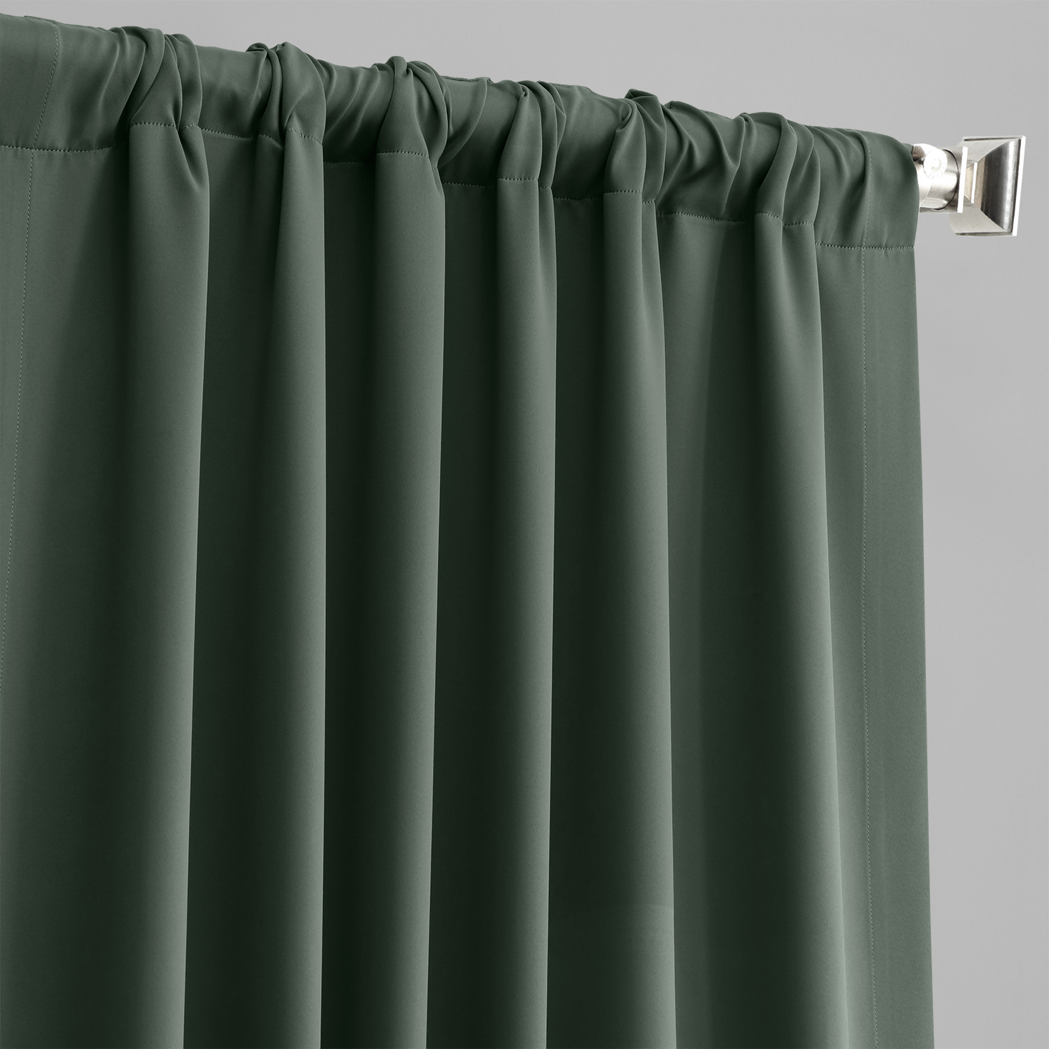 Dark Mallard Green Blackout Room Darkening Curtain