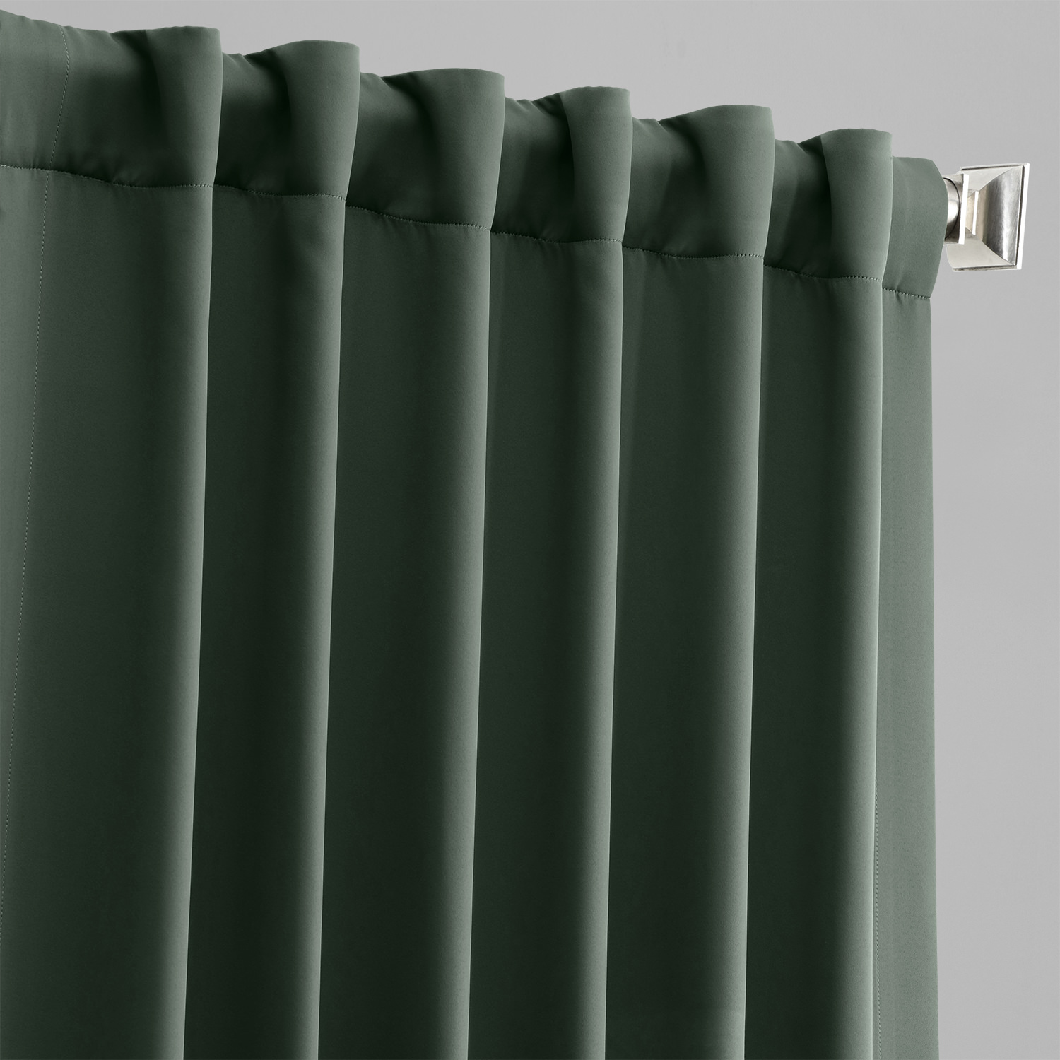 Dark Mallard Green Blackout Room Darkening Curtain