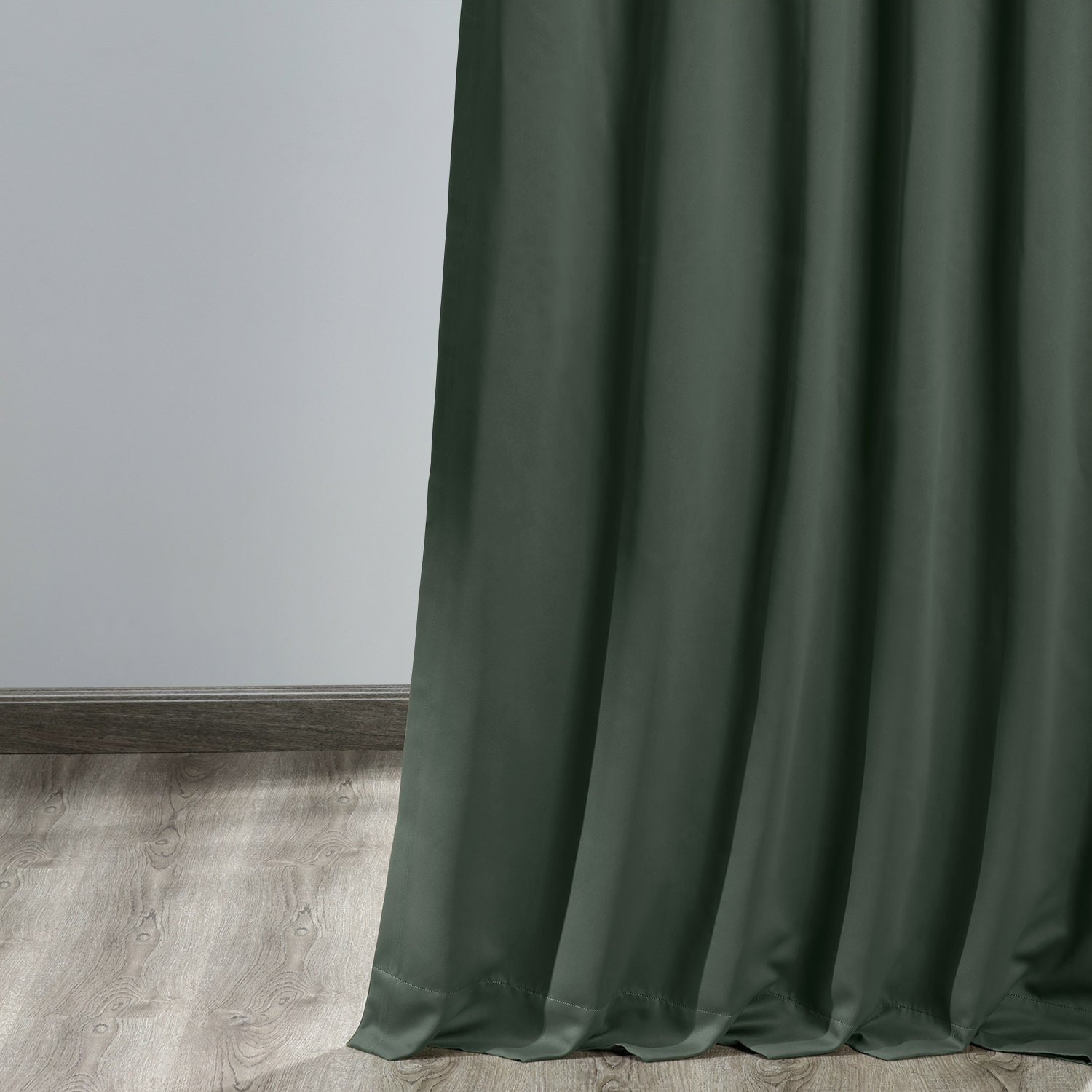 Dark Mallard Green Blackout Room Darkening Curtain