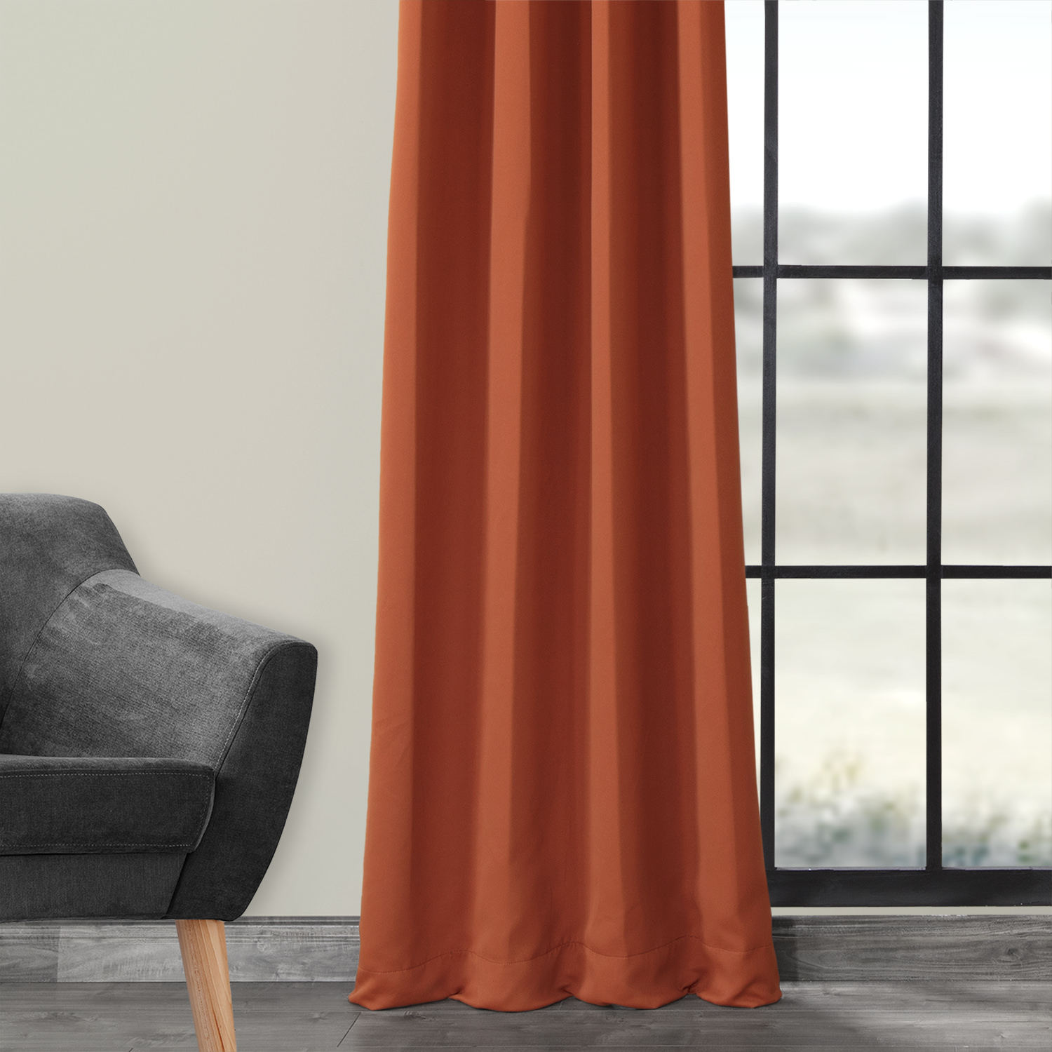 Blaze Grommet Blackout Room Darkening Curtain