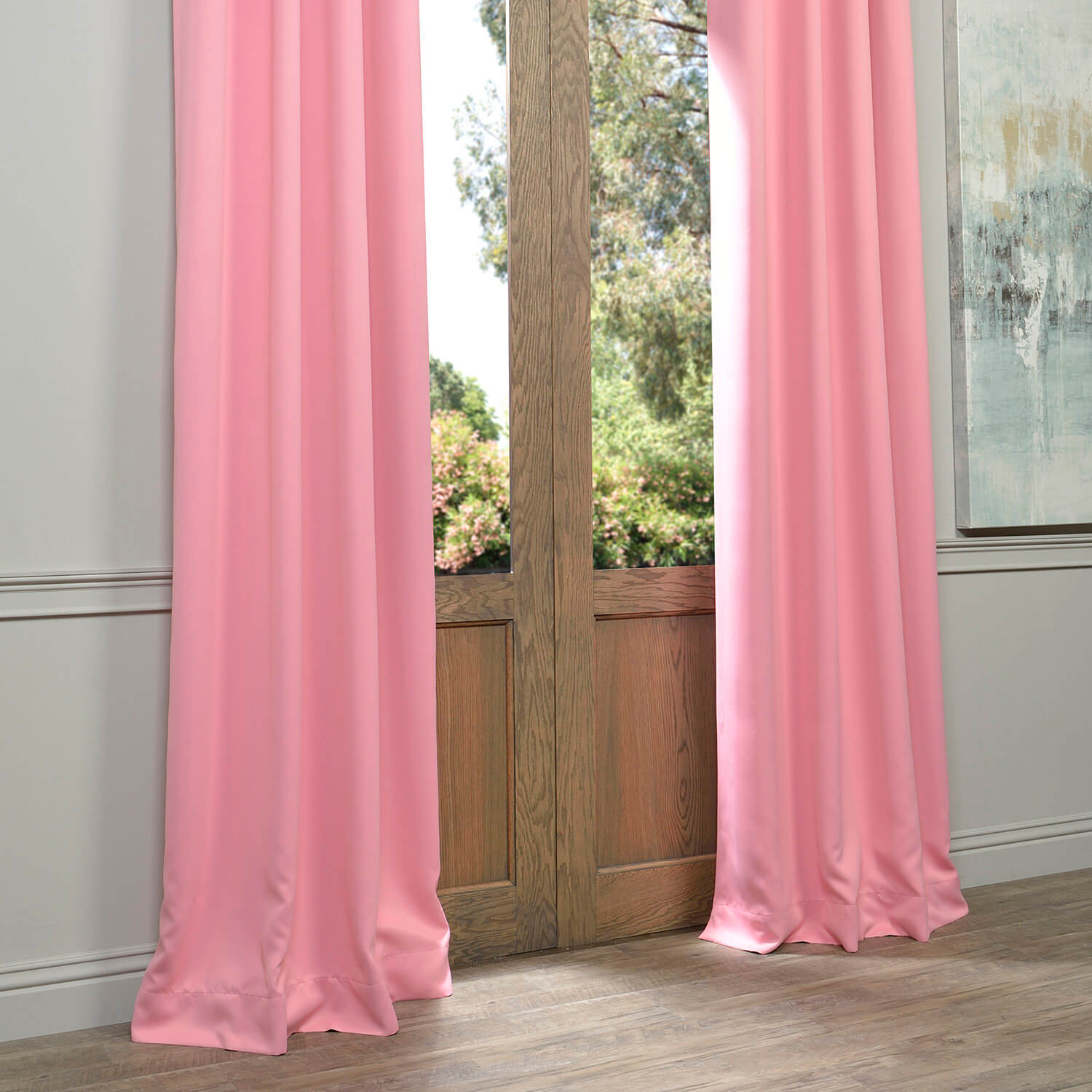 Precious Pink Grommet Blackout Room Darkening Curtain