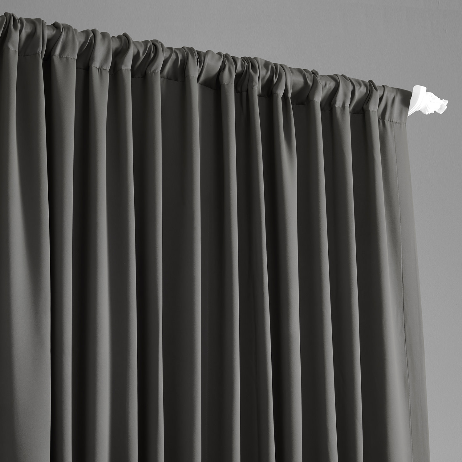 Anthracite Grey Extra Wide Blackout Room Darkening Curtain