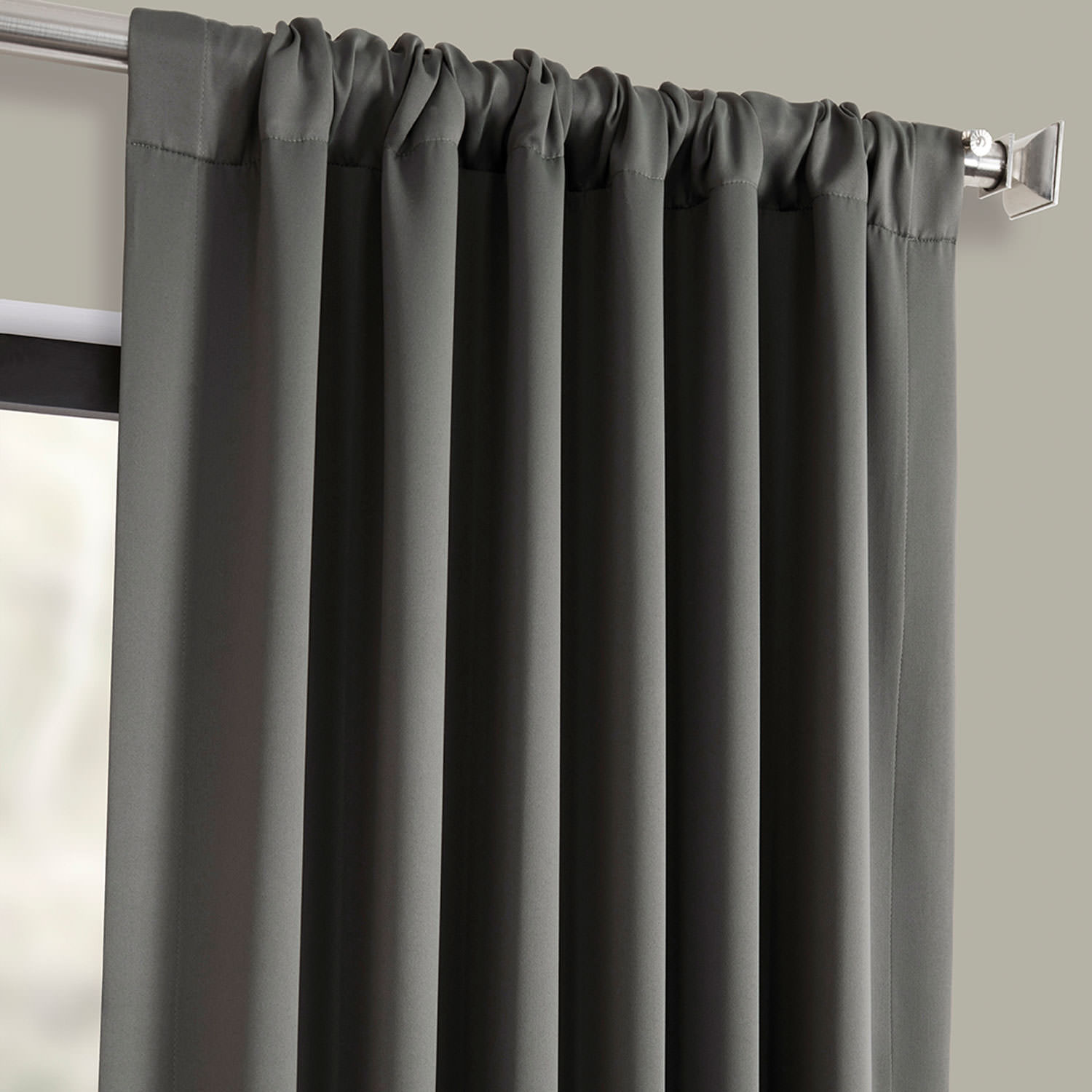 Anthracite Grey Blackout Room Darkening Curtain