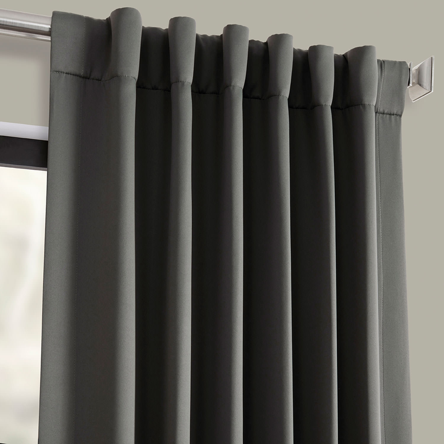 Anthracite Grey Blackout Room Darkening Curtain