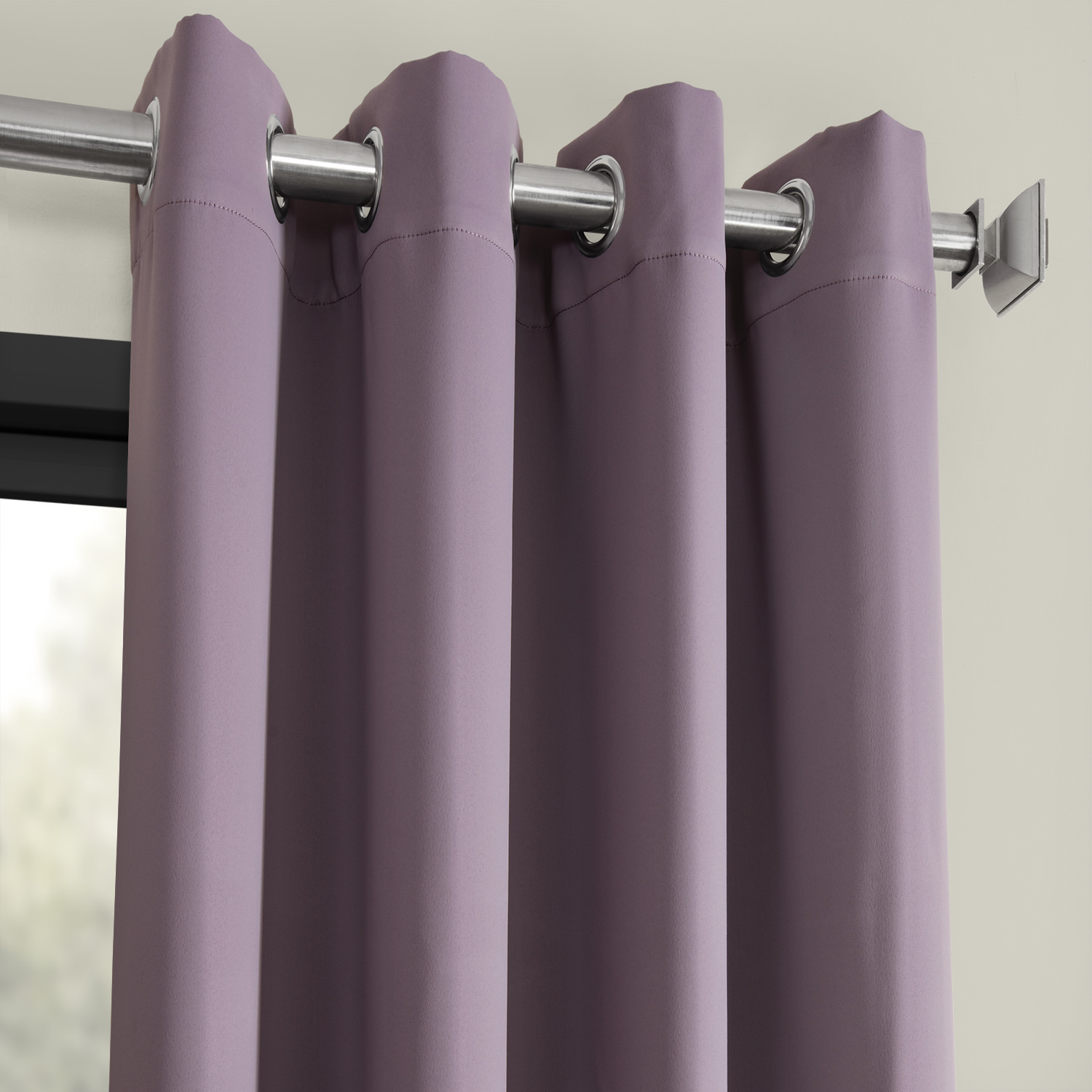 Purple Rain Grommet Blackout Room Darkening Curtain