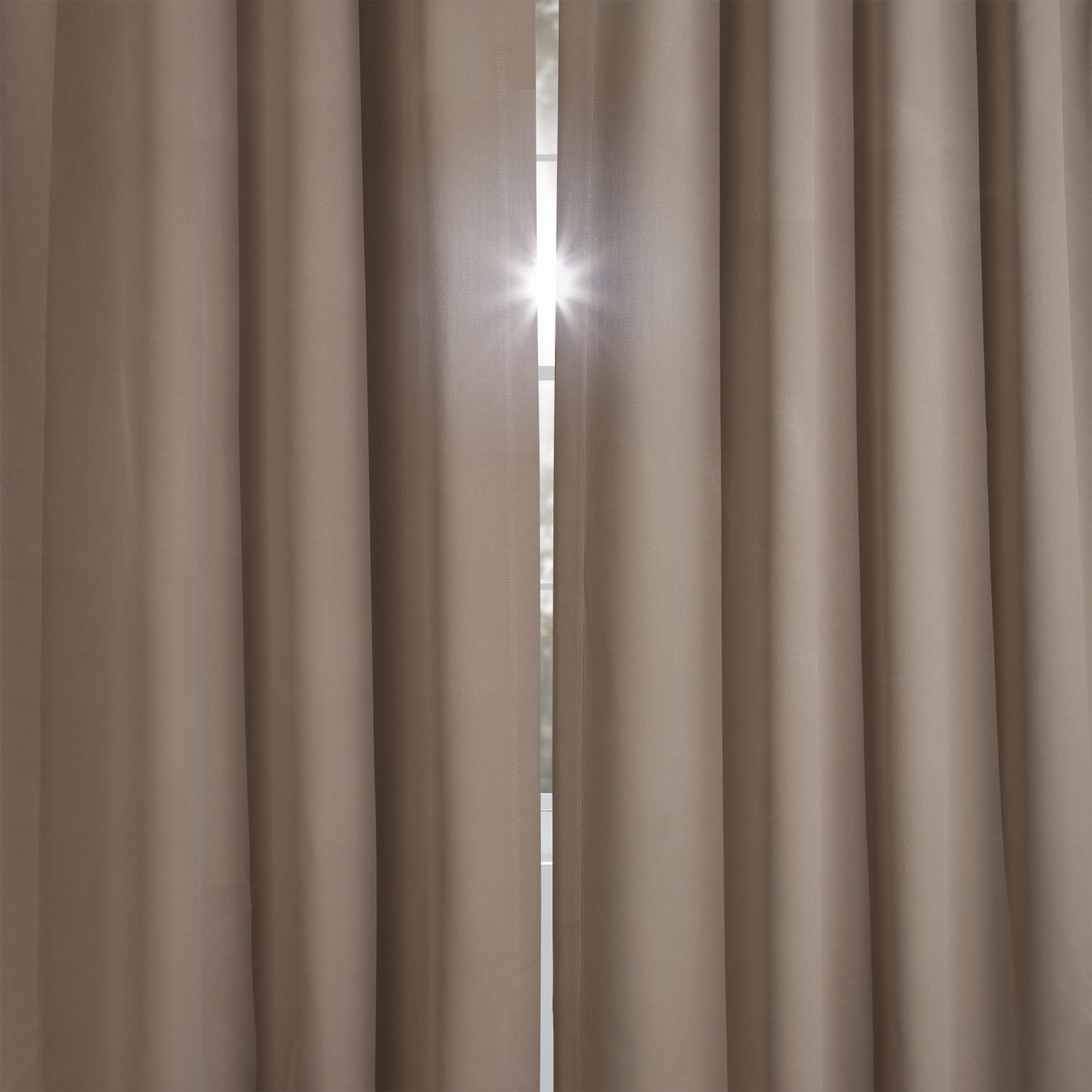 Formal Taupe Blackout Room Darkening Curtain