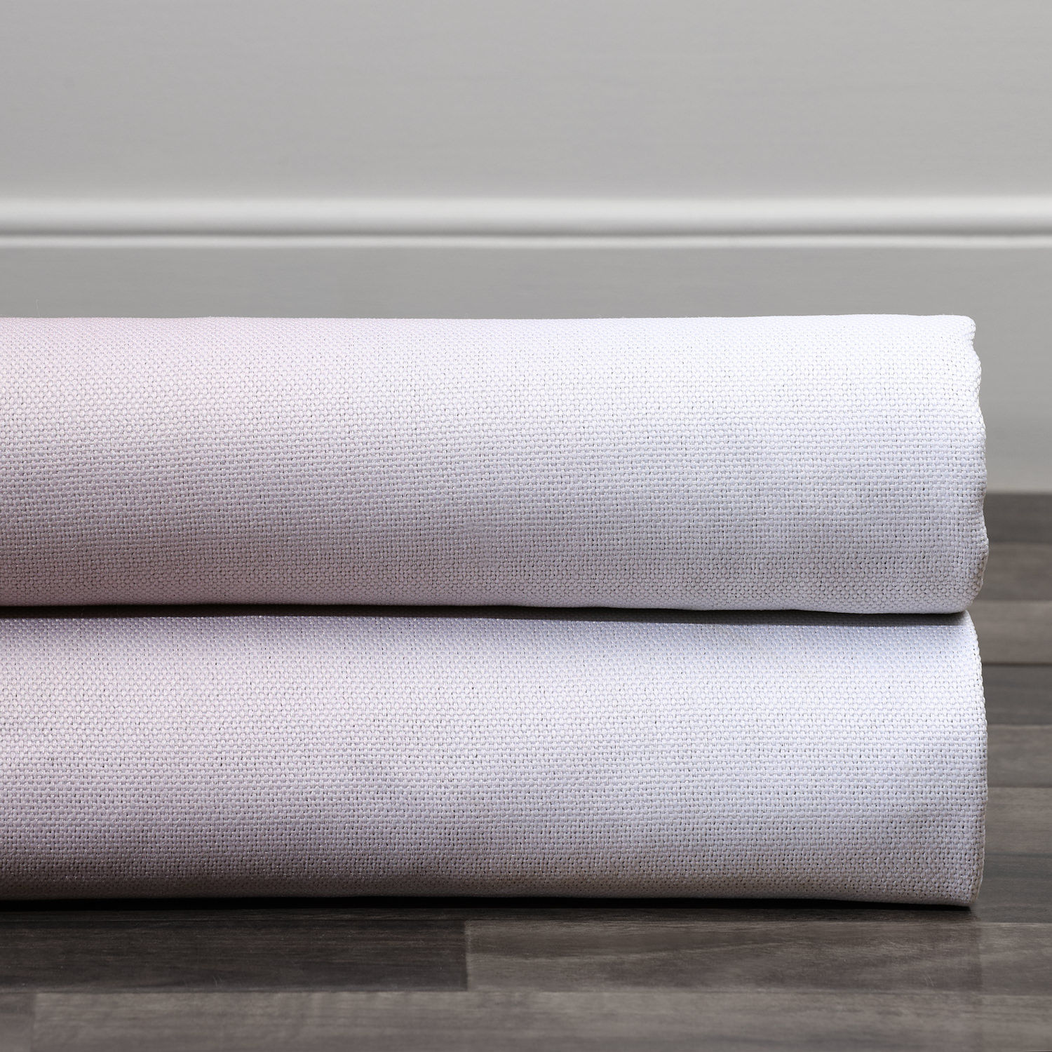 Parallel Pink Printed Linen Textured Blackout Swatch