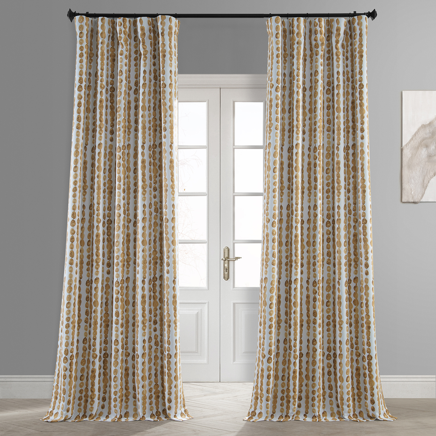 Gumdrop Honey Gold Room Darkening Curtain