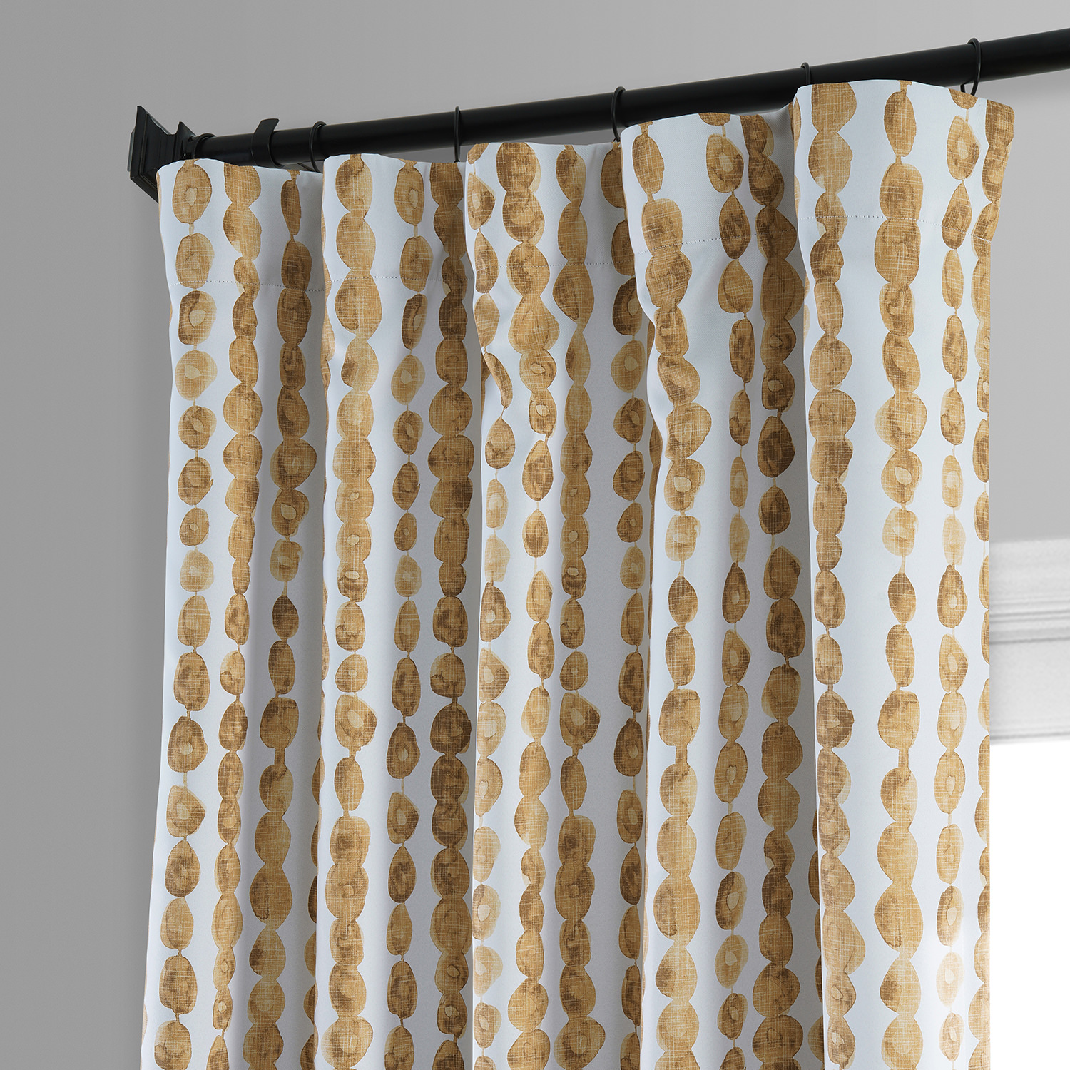 Gumdrop Honey Gold Room Darkening Curtain