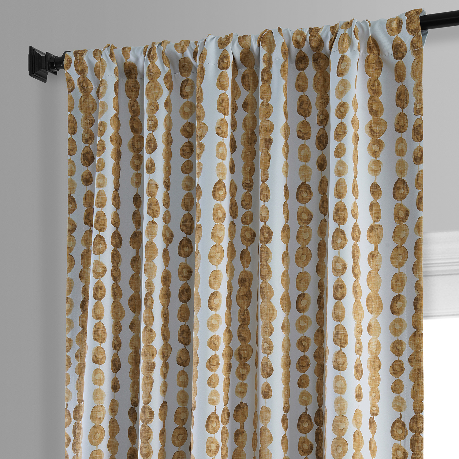 Gumdrop Honey Gold Room Darkening Curtain