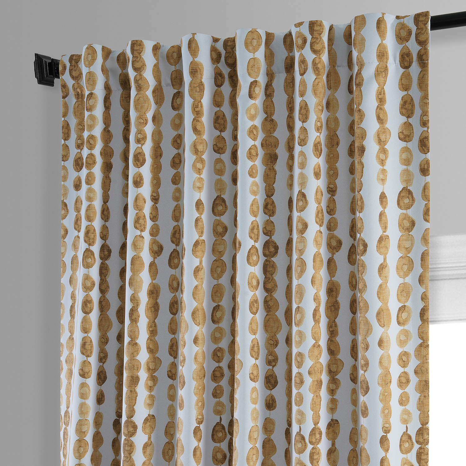 Gumdrop Honey Gold Room Darkening Curtain