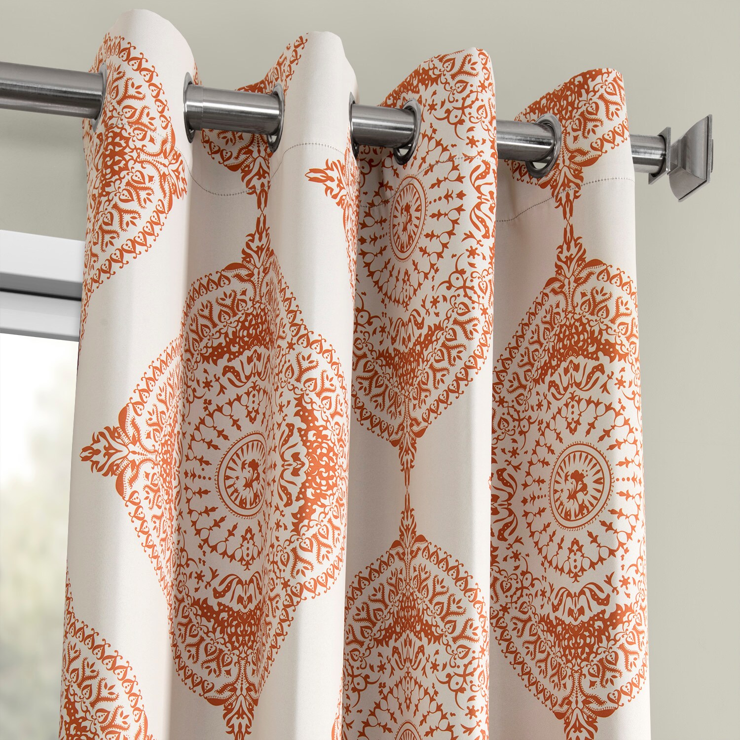 Henna Grommet Blackout Room Darkening Curtain