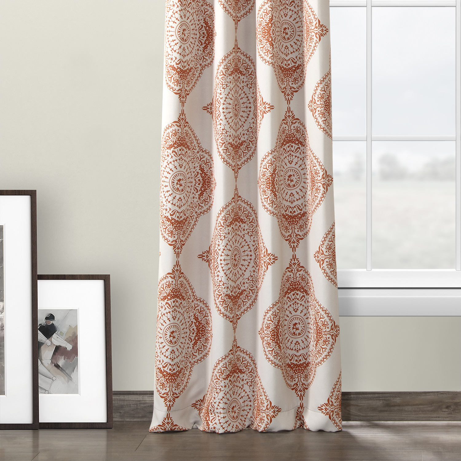 Henna Grommet Blackout Room Darkening Curtain