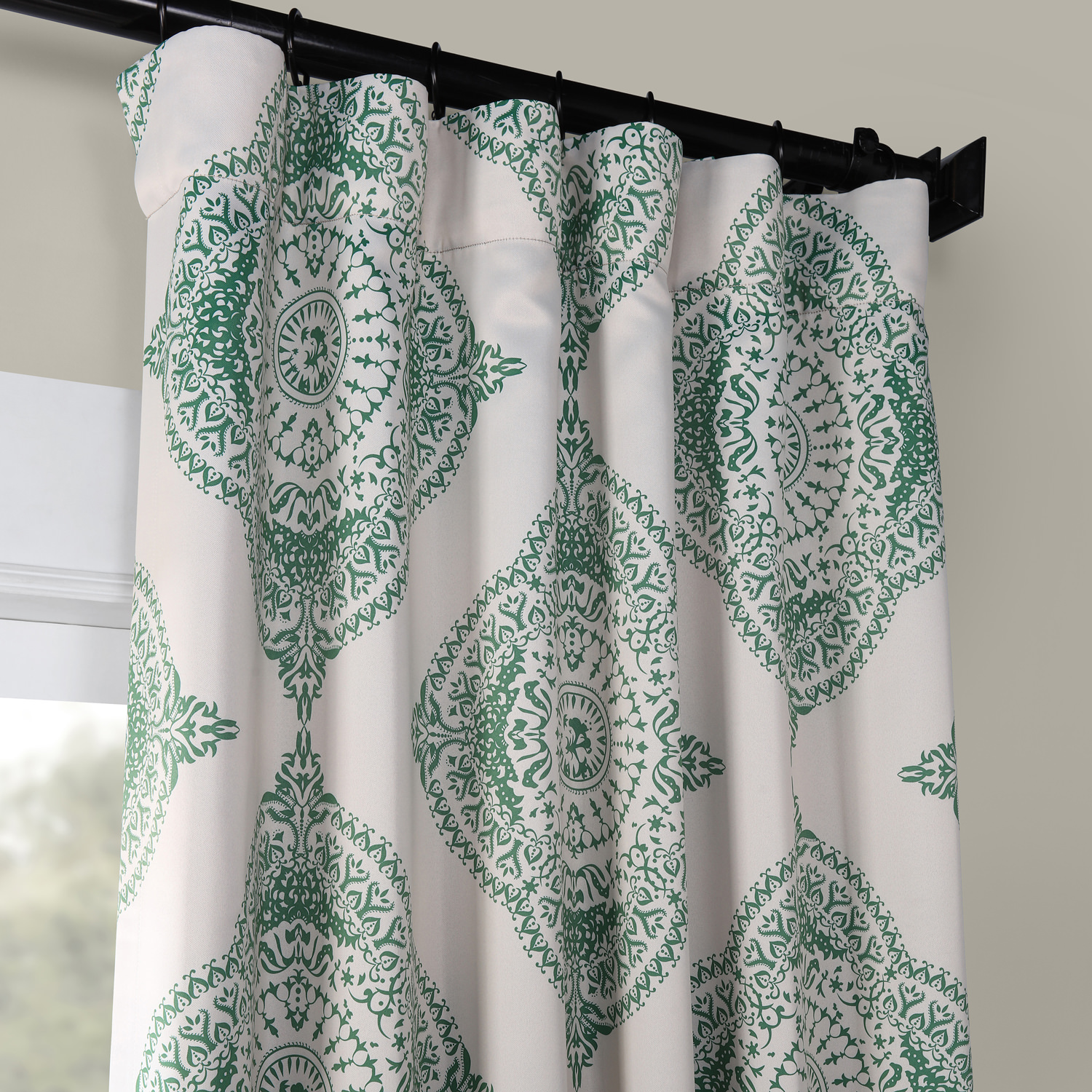 Henna Clover Blackout Room Darkening Curtain