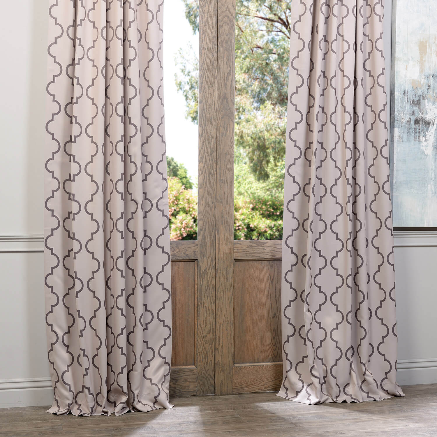 Seville Tan Blackout Room Darkening Curtain