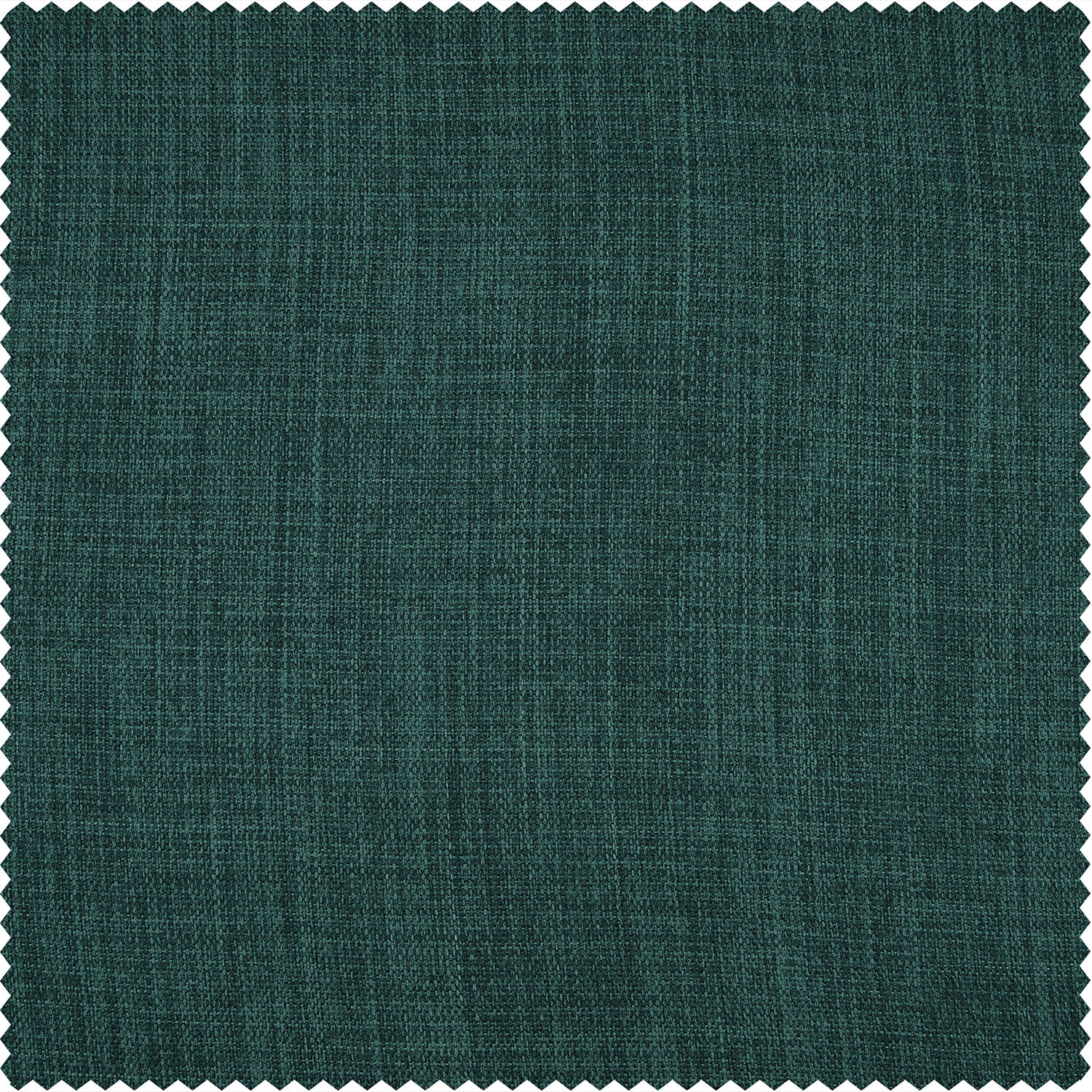 Slate Teal Faux Linen Room Darkening Swatch