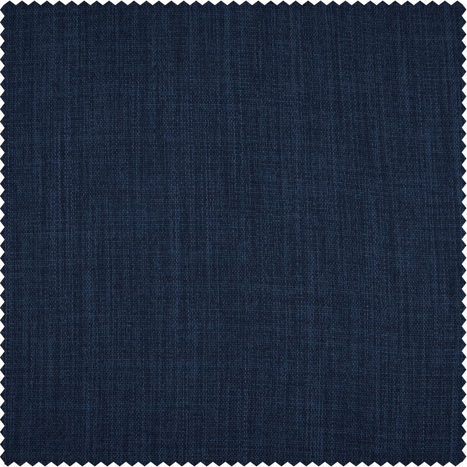 Indigo Faux Linen Room Darkening Swatch