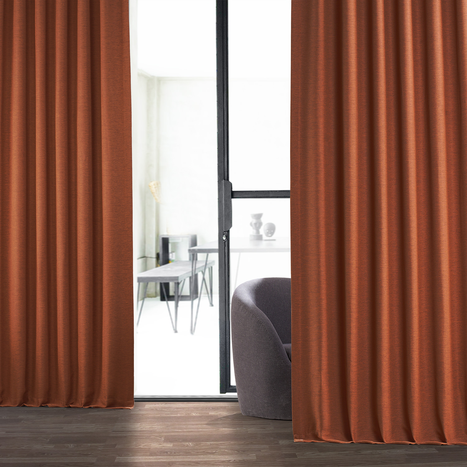 Persimmon Bellino Blackout Room Darkening Curtain