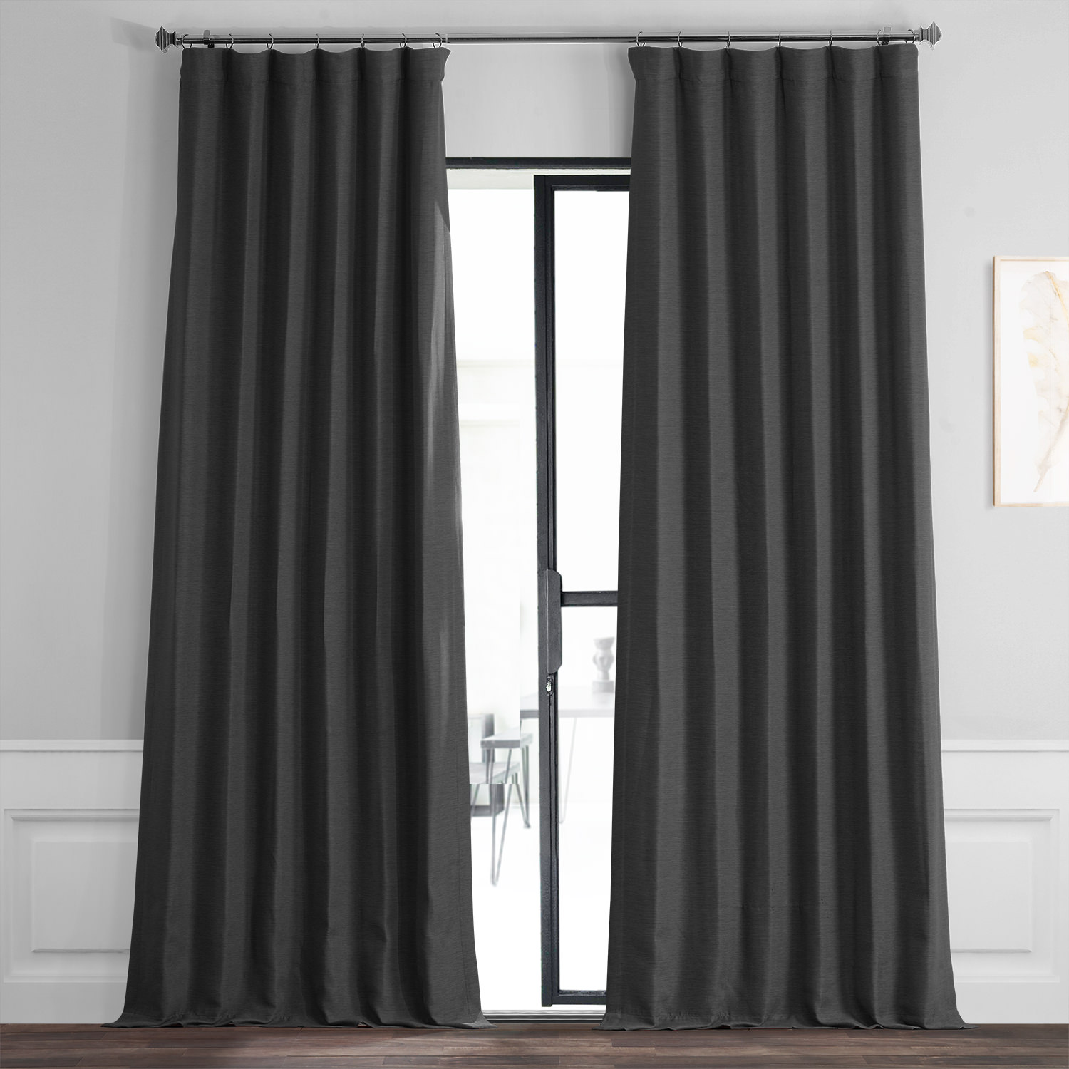 Smoked Truffle Bellino Blackout Room Darkening Curtain