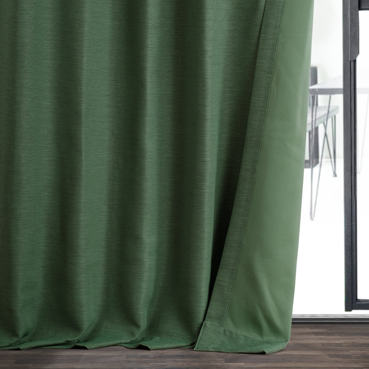 Pine Forest Green Bellino Blackout Room Darkening Curtain