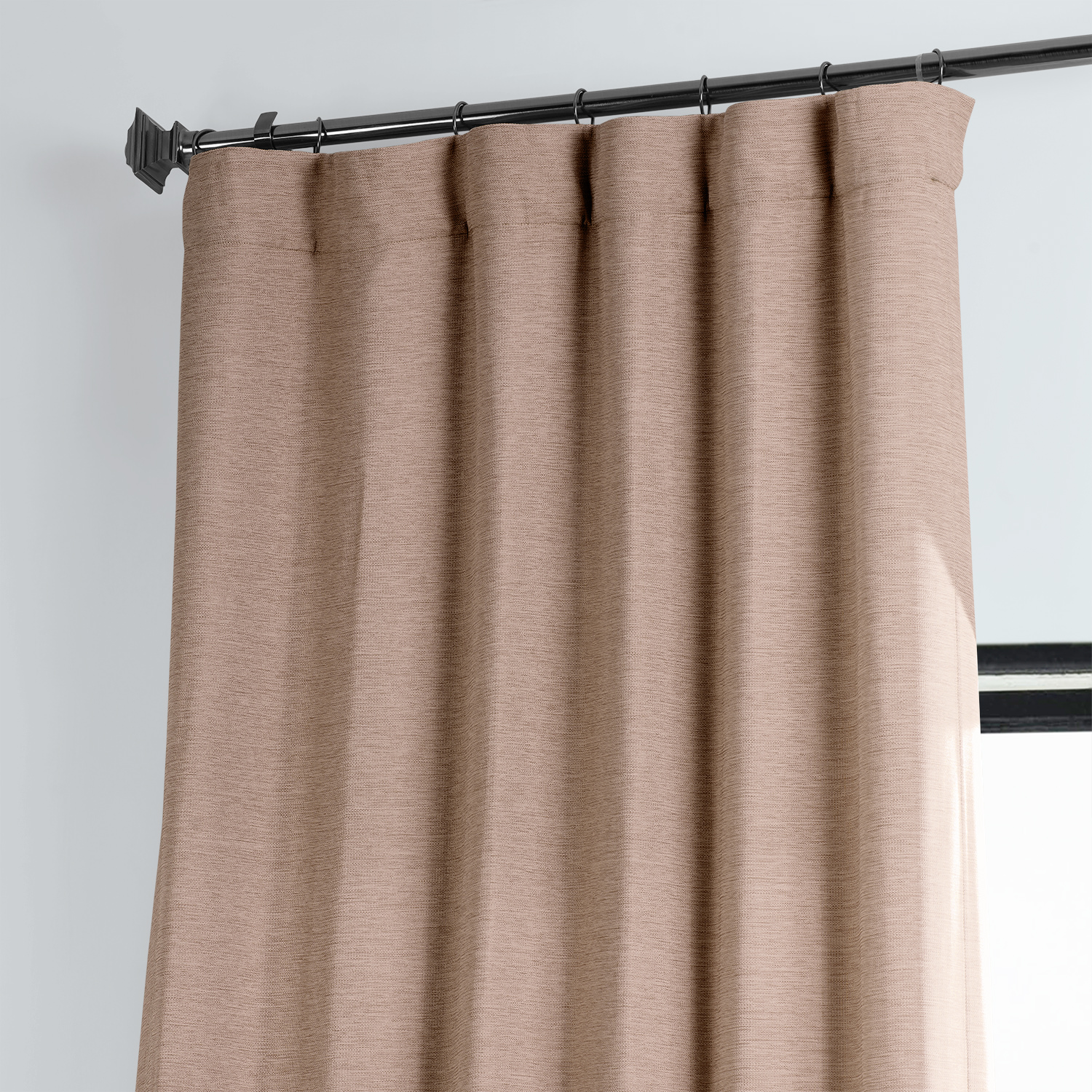 Abalone Pink Bellino Blackout Room Darkening Curtain