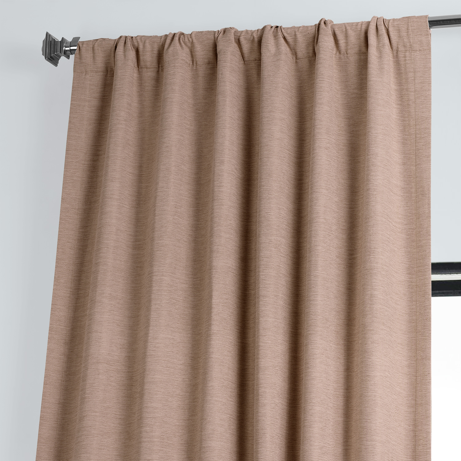 Abalone Pink Bellino Blackout Room Darkening Curtain