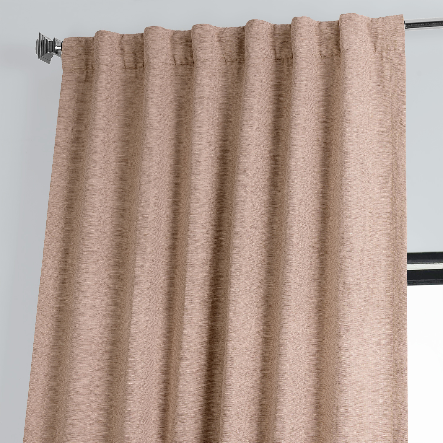 Abalone Pink Bellino Blackout Room Darkening Curtain