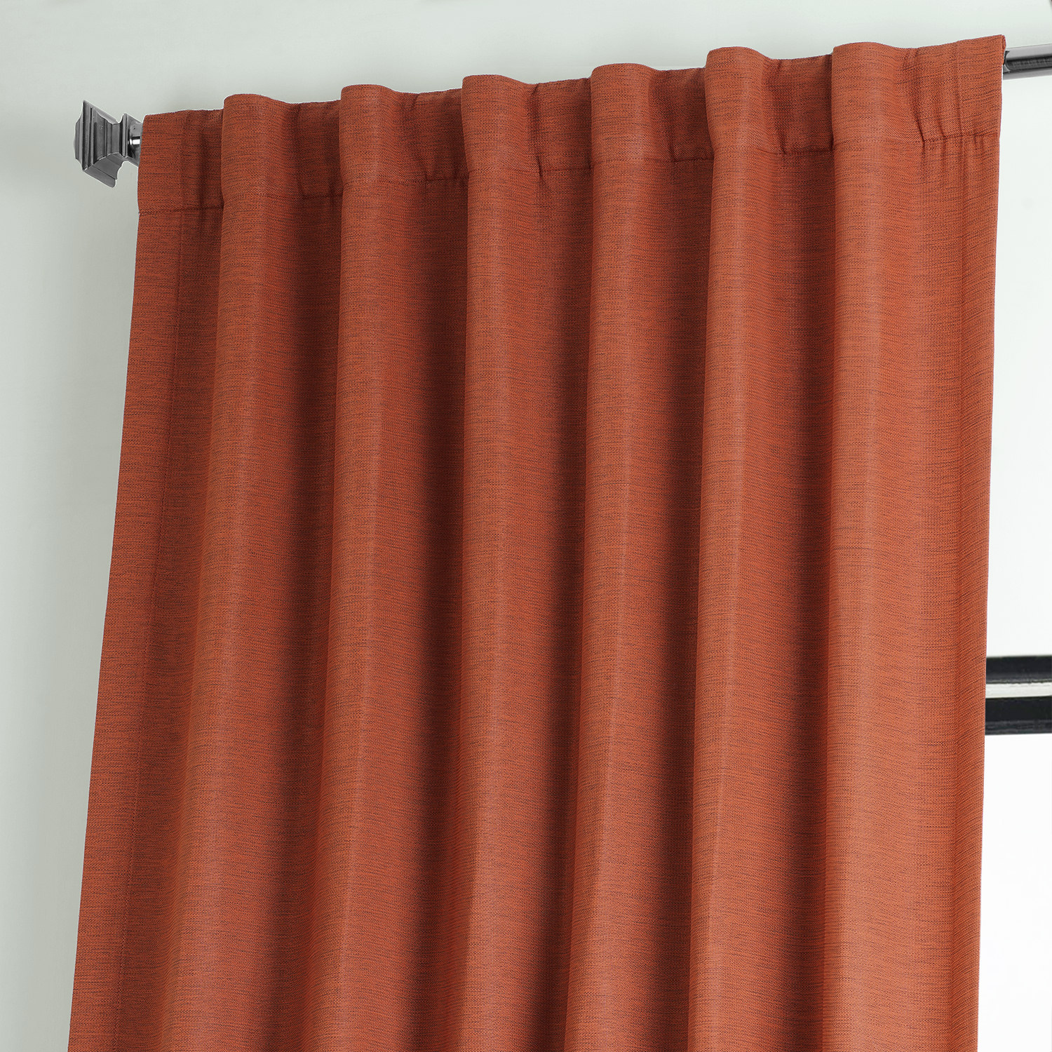 Warm Ember Bellino Blackout Room Darkening Curtain