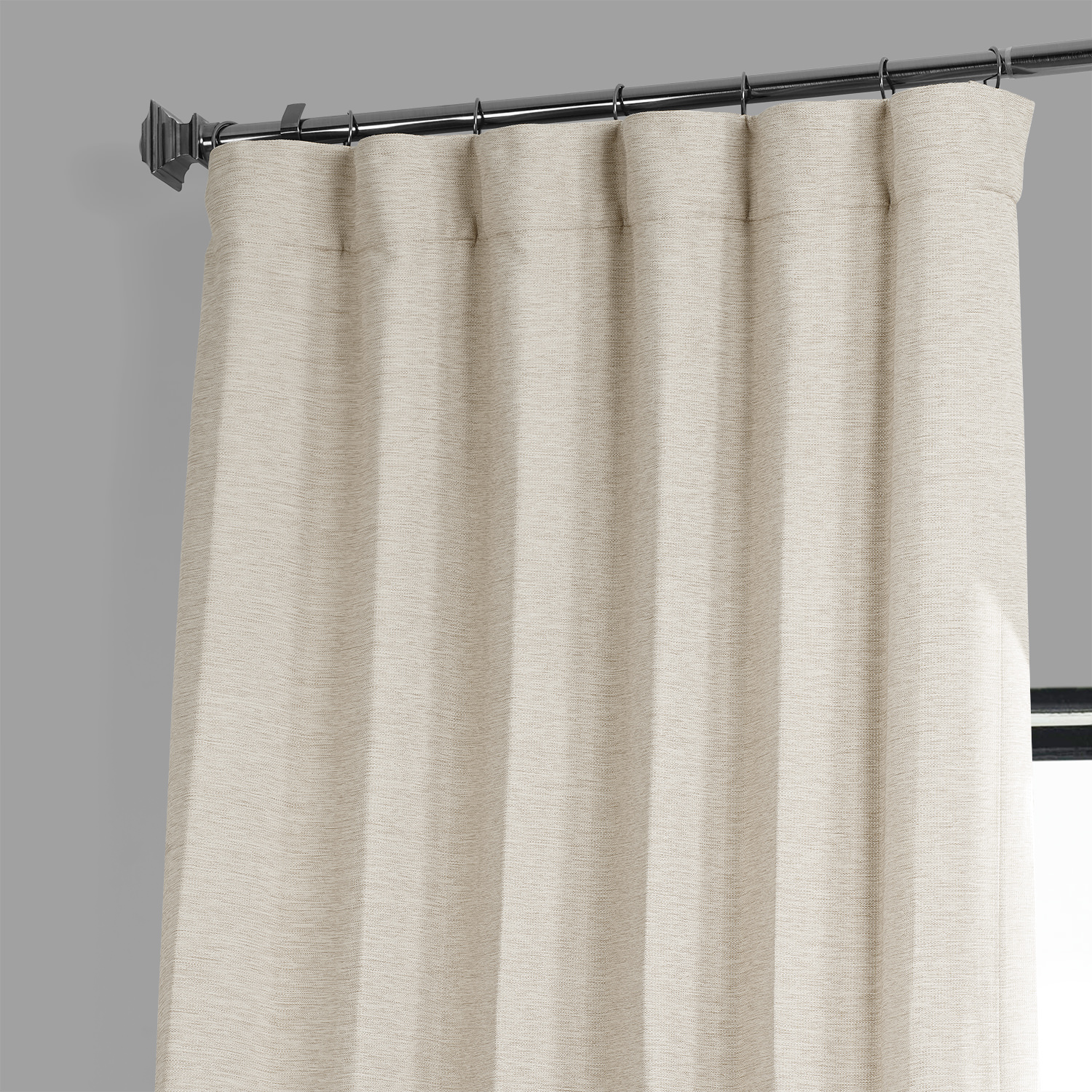 Oat Cream Bellino Blackout Room Darkening Curtain