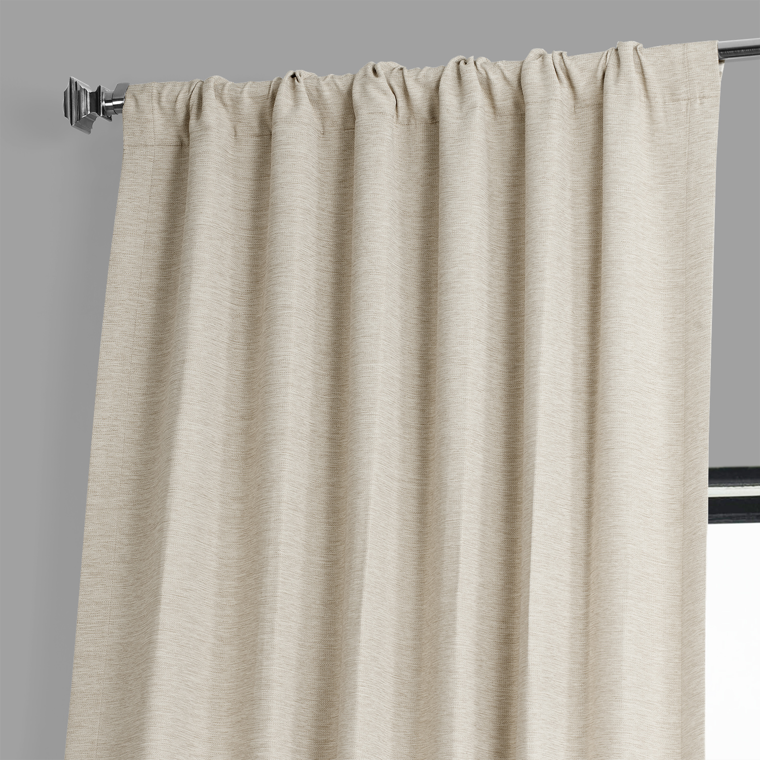 Oat Cream Bellino Blackout Room Darkening Curtain