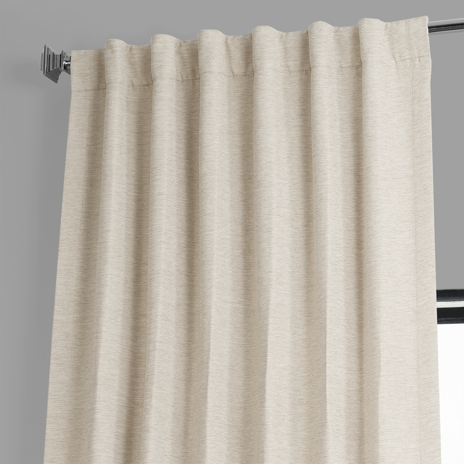 Oat Cream Bellino Blackout Room Darkening Curtain