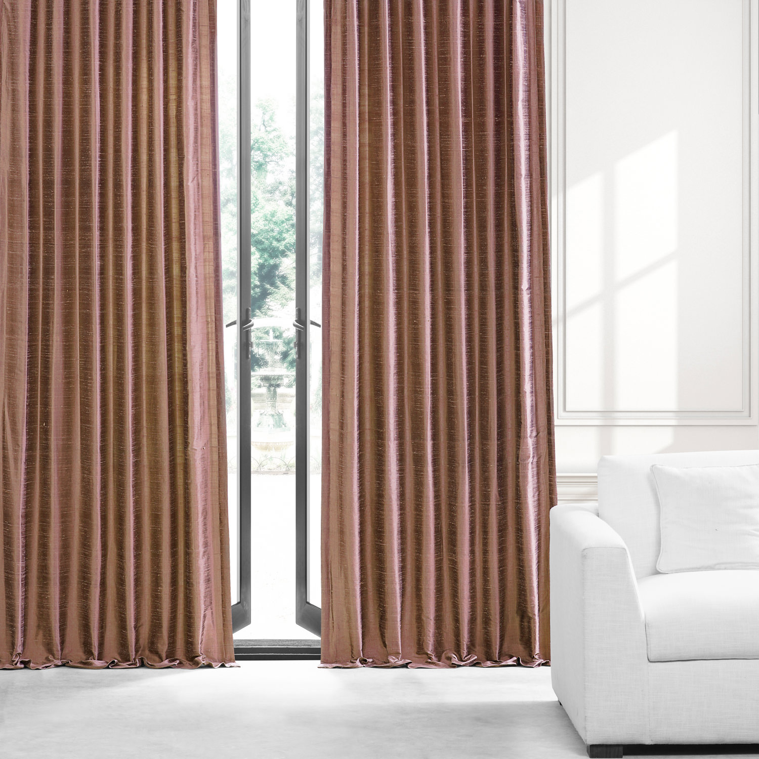 Sugar Maple Textured Dupioni Silk Curtain