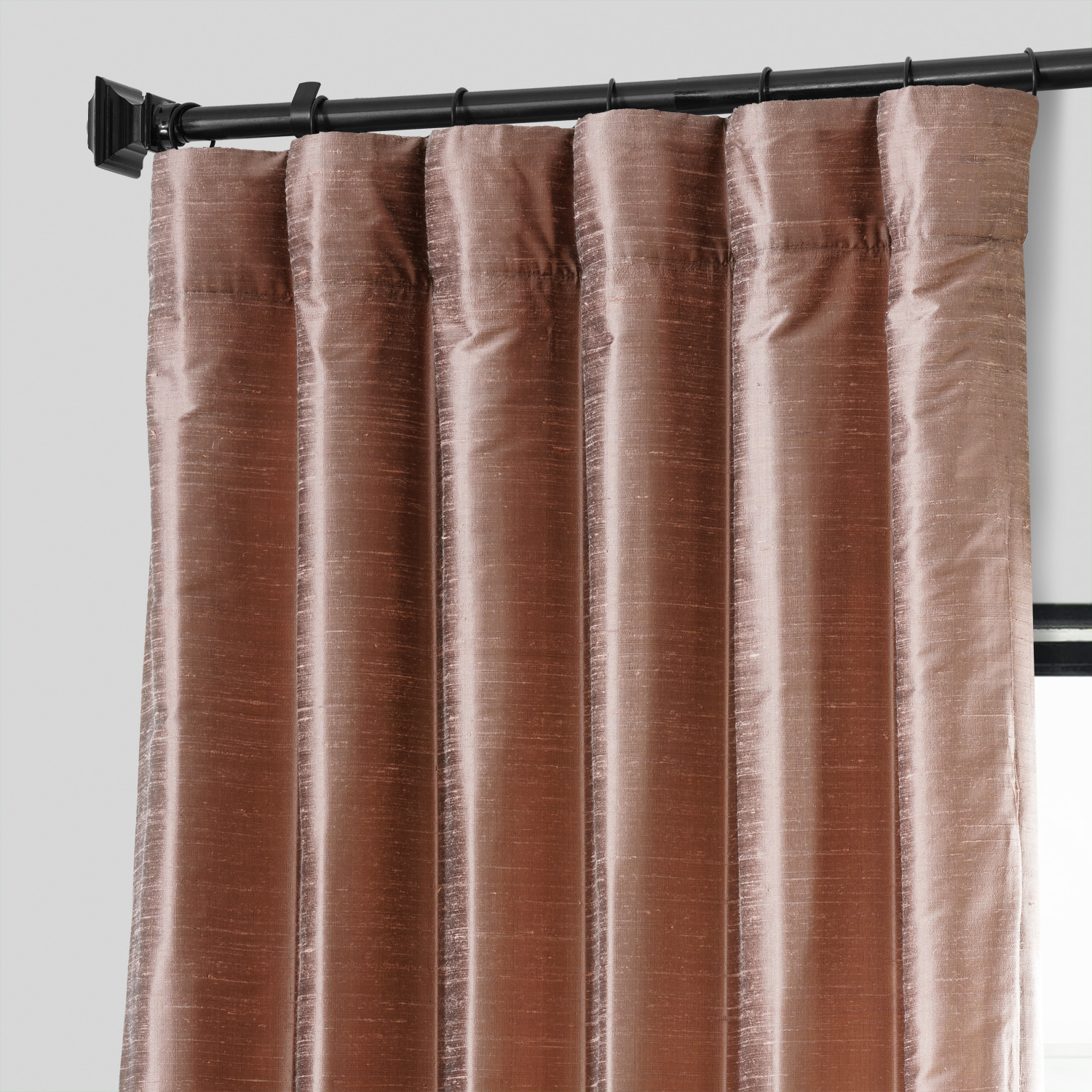 Sugar Maple Textured Dupioni Silk Curtain