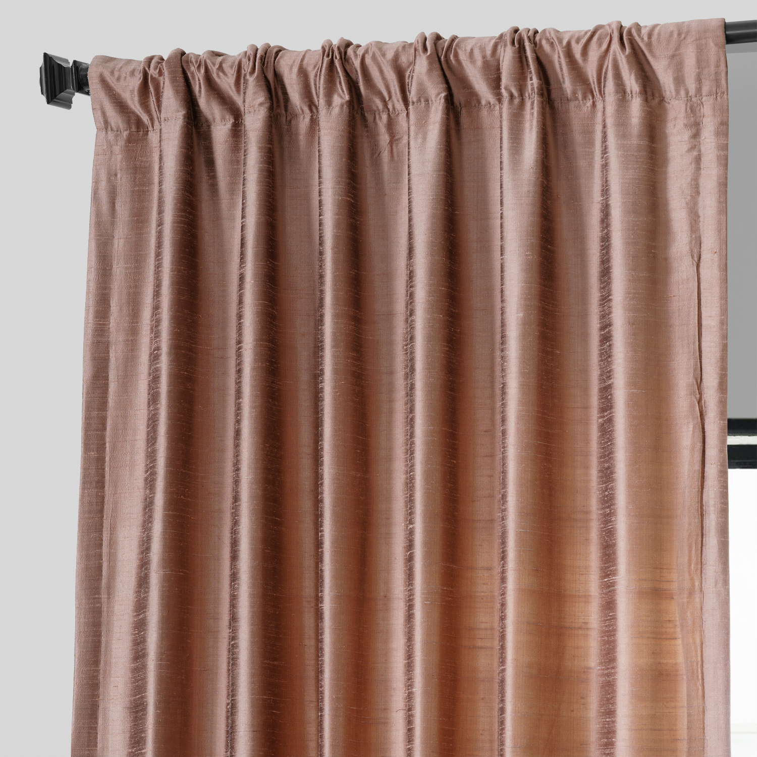 Sugar Maple Textured Dupioni Silk Curtain