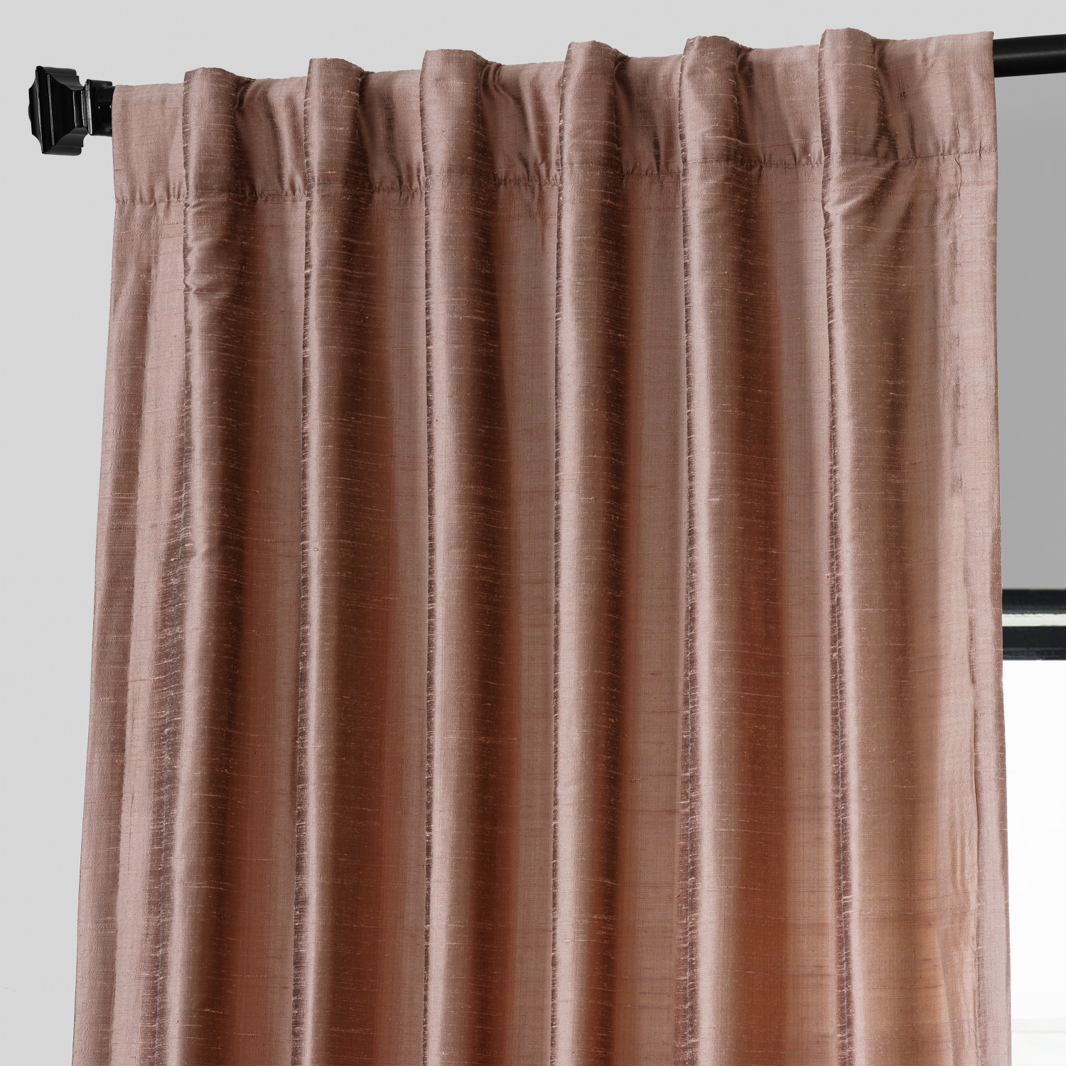 Sugar Maple Textured Dupioni Silk Curtain