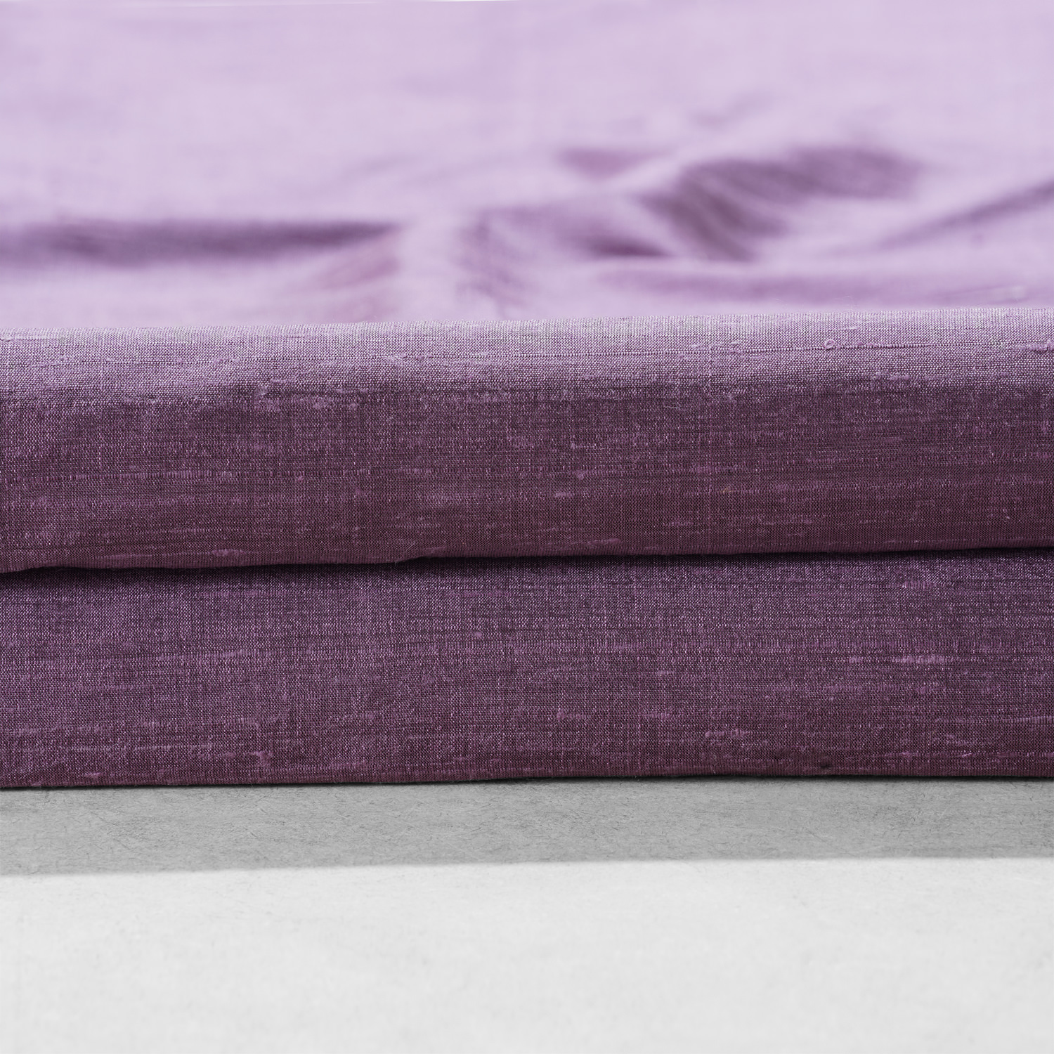 Prussian Plum Textured Dupioni Silk Swatch