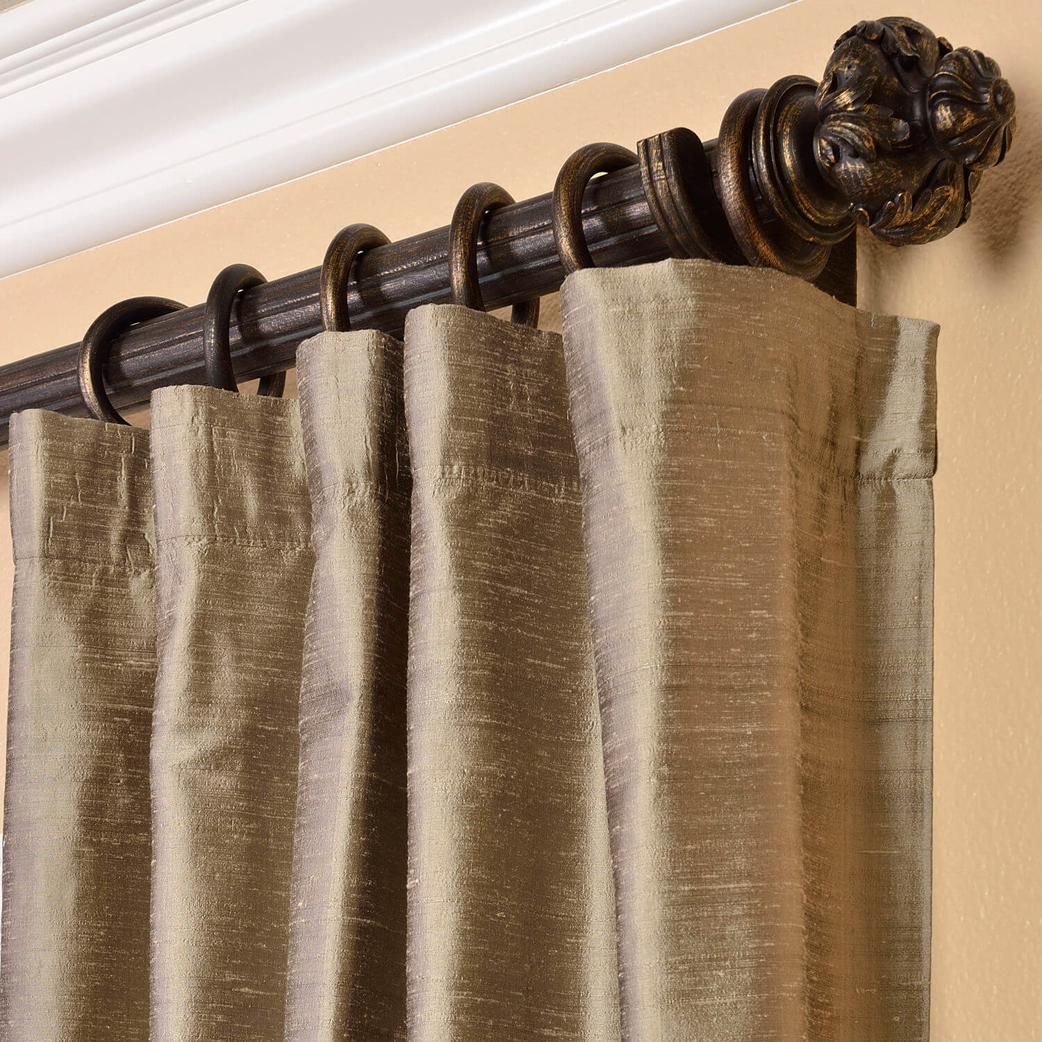 Cashmere Textured Dupioni Silk Curtain