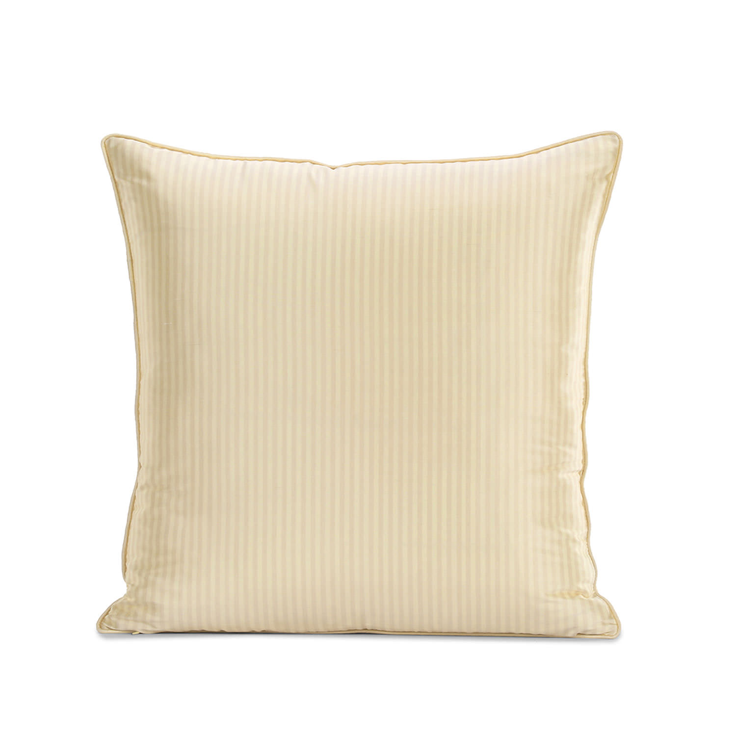 Cambridge Cream Silk Stripe Cushion Covers - Pair