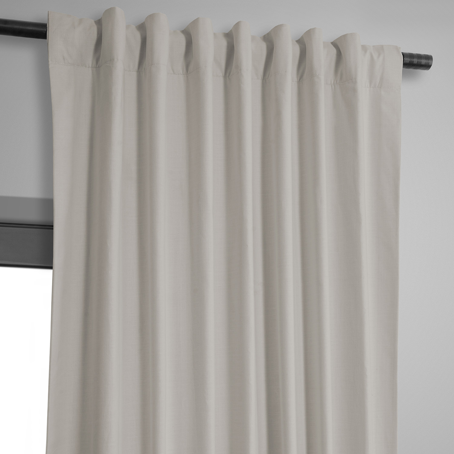 Supreme Cream Dune Textured Hotel Blackout Cotton Curtain