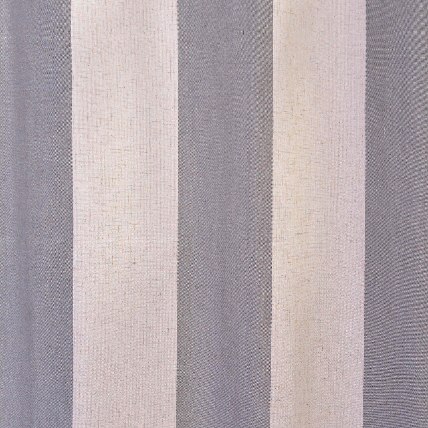 Del Mar Gray Linen Blend Stripe Swatch