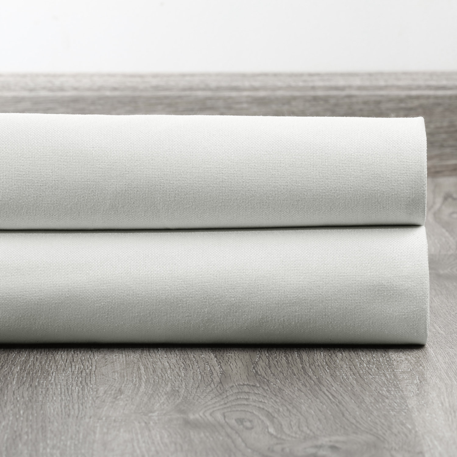 Starlight Off White Vintage Thermal Cross Linen Weave Blackout Swatch