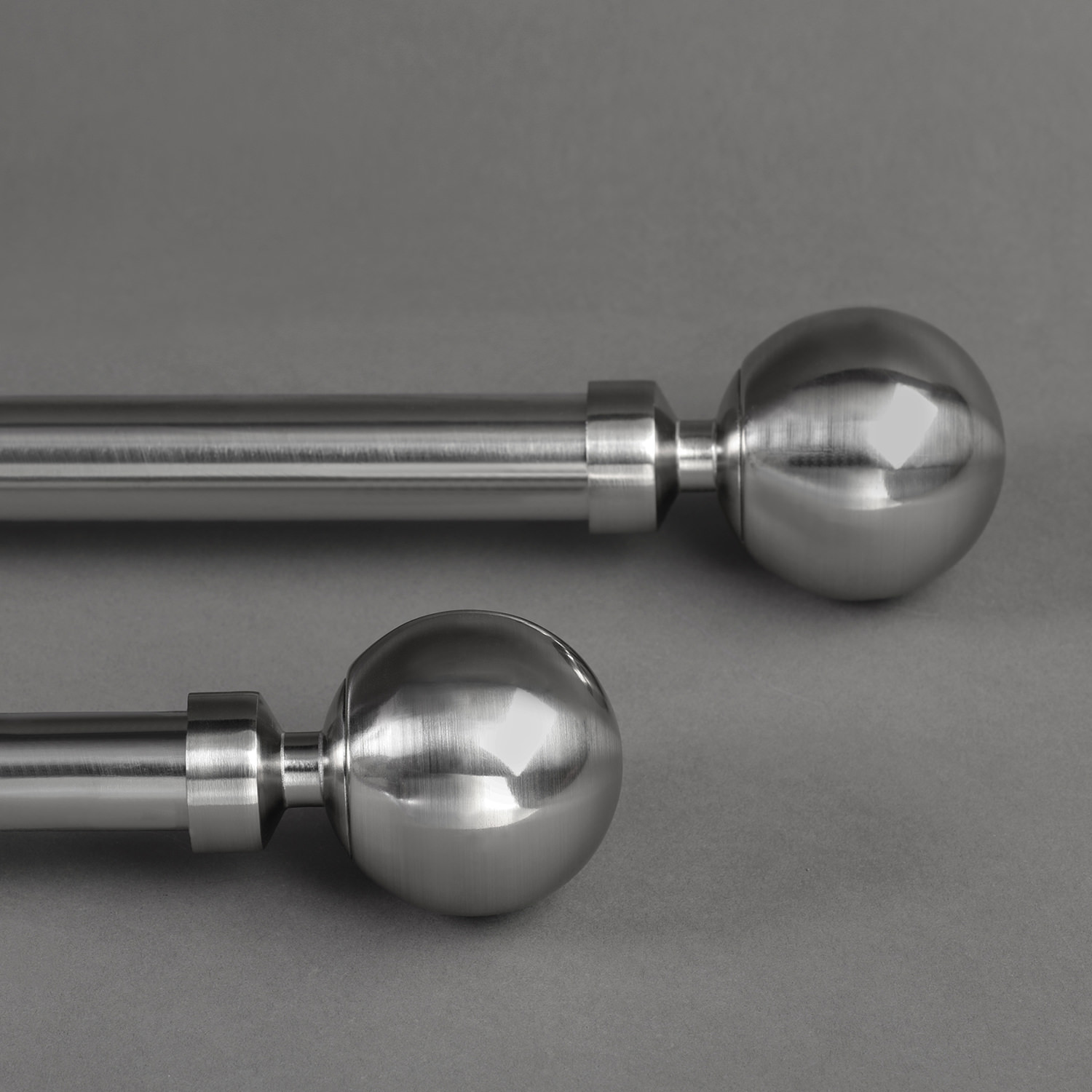 Metal Ball Extendable Rod Set- Nickel