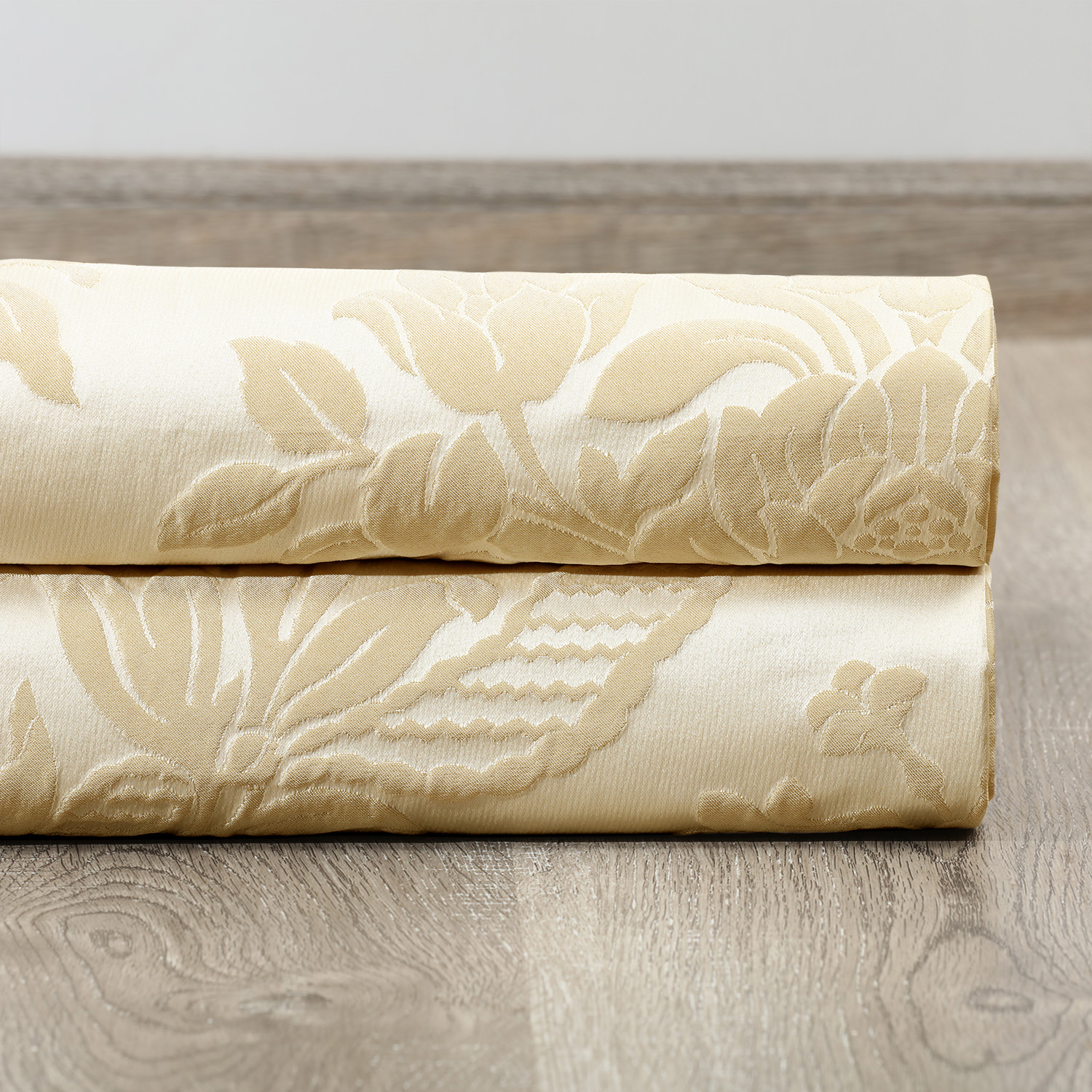 Magdelena Champagne Beige Designer Damask Swatch