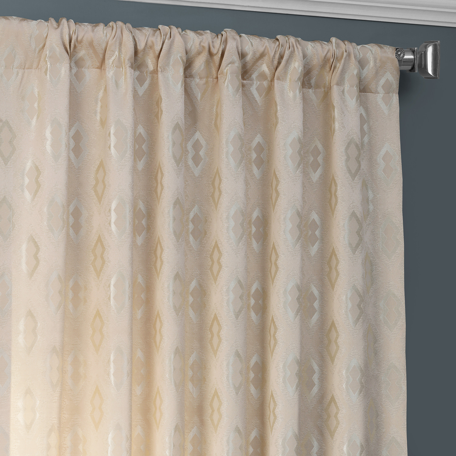 Paragon Sand Designer Jacquard Curtain