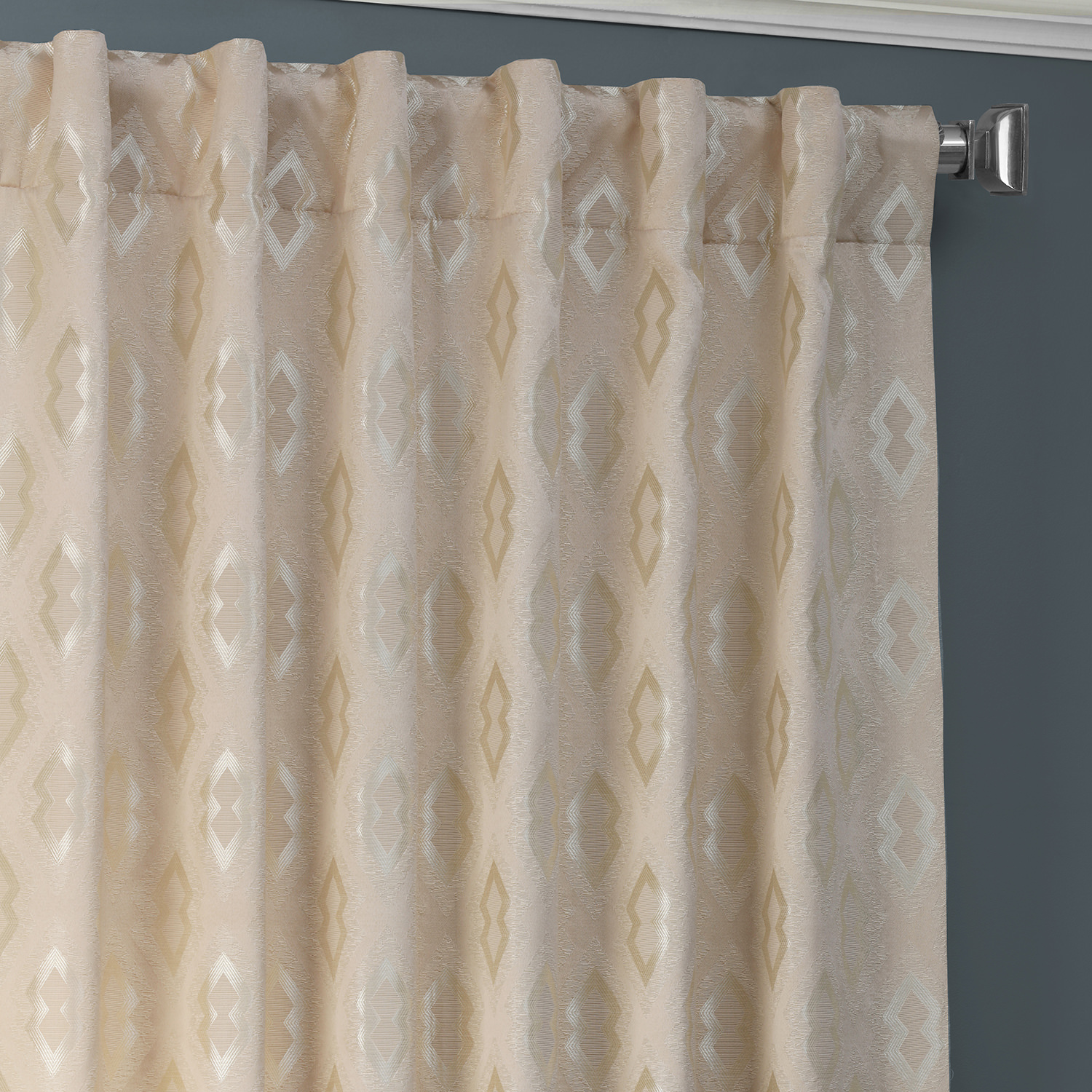 Paragon Sand Designer Jacquard Curtain